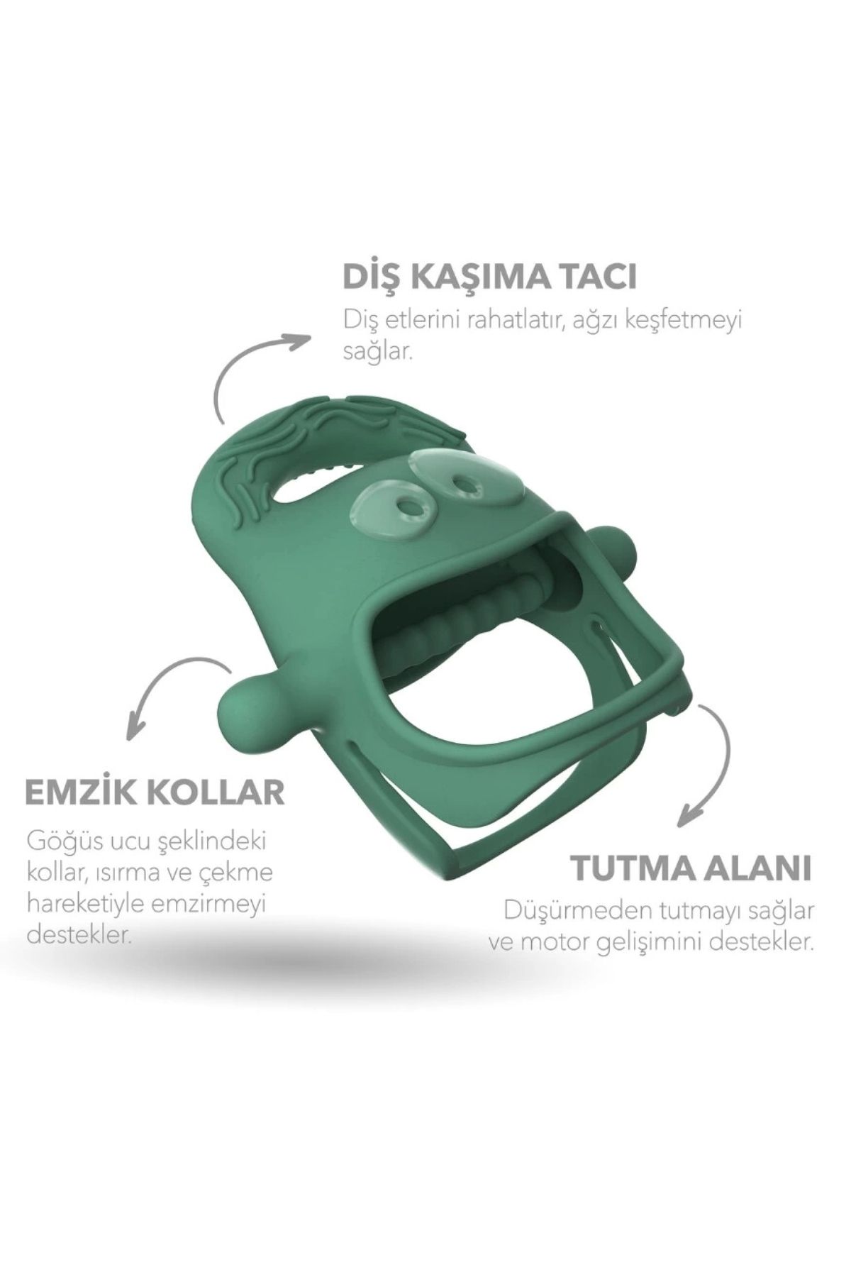 Mochi Diş Kaşıyıcı Yeşil