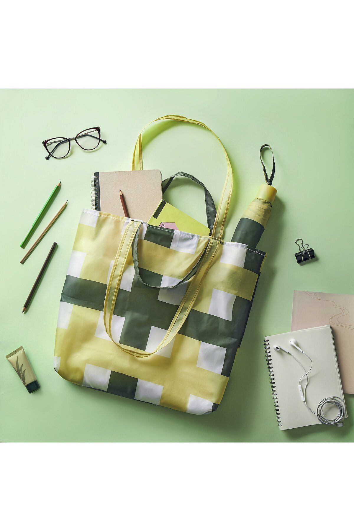 IKEA-SKYNKE Carrier Bag, White/Multicolour, 45 x 36 cm 3