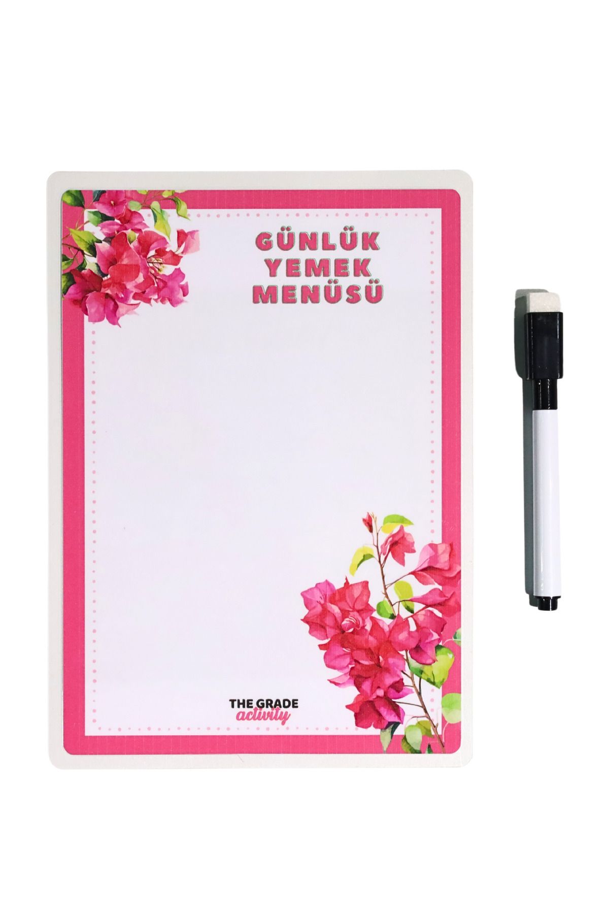 The Grade-Summer-Sil Notepad My Meal List Refrigerator Notepad.Magnetic Refrigerator Notepad.Magnet Notepad.21X15Cm 4