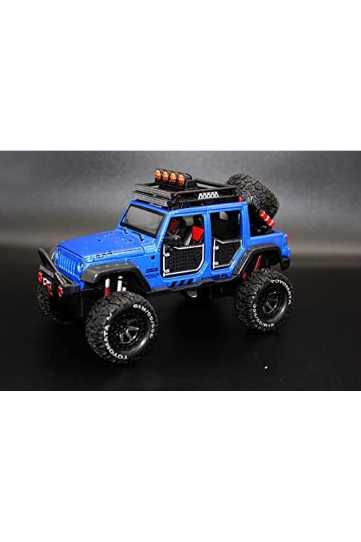Generic-Jeep Off-Road Kings Jeep Wrangler Unlimited Variable Color Diecast Vehicle (1:24 Scale) (Multicolor) 4