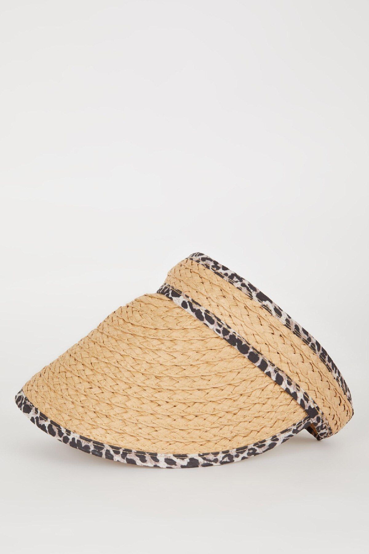 DeFacto-Damen-Strohhut mit Leopardenmuster – T8445AZ24SM 4