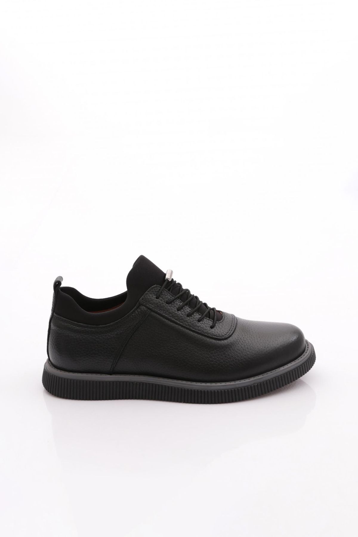 DGN Pantofi Confort Pentru Bărbați Din Piele Naturală, Negru Masculin - 43