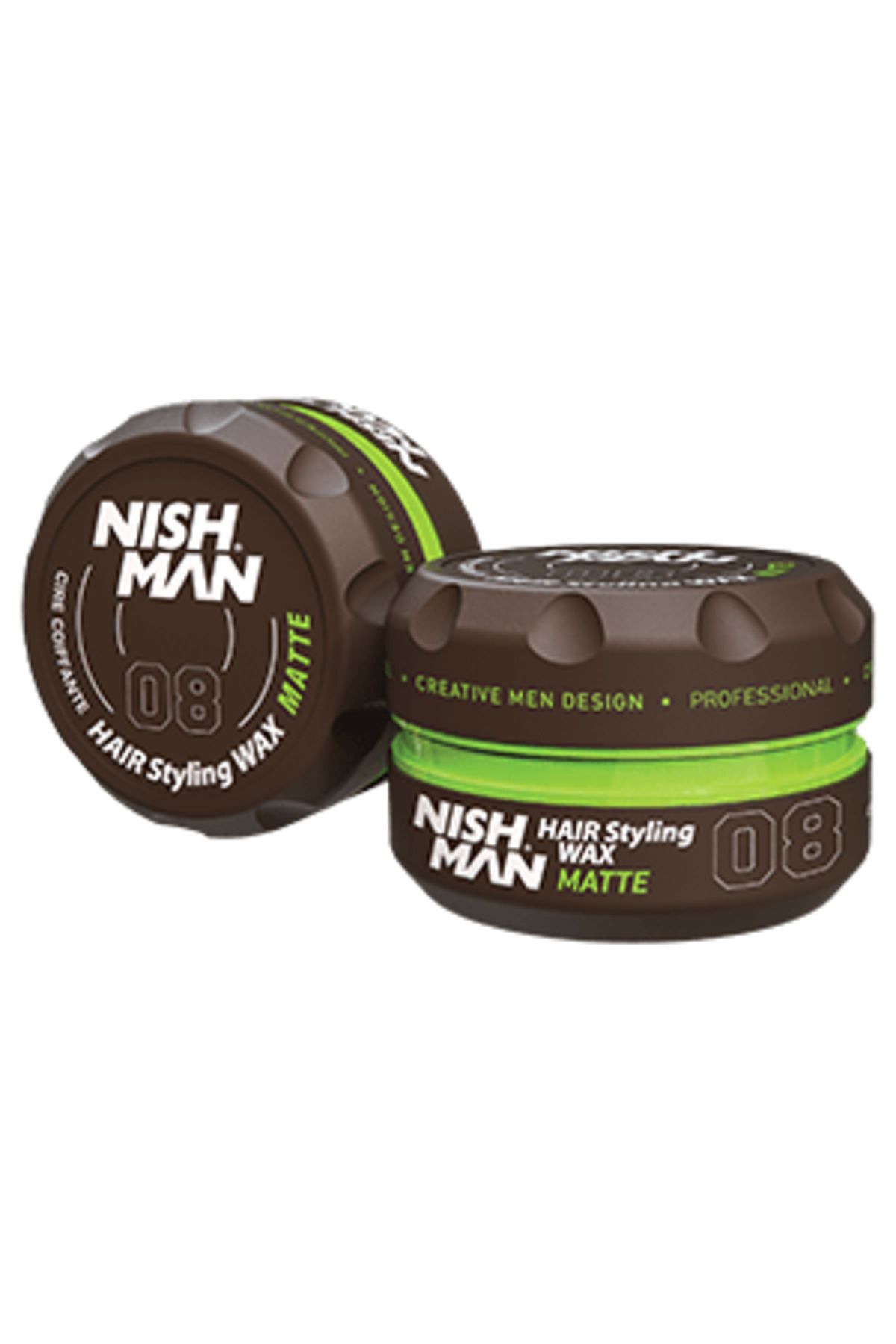 NISHMAN-Nishman Hair Styling Wax (Matte 08) 100ml 1