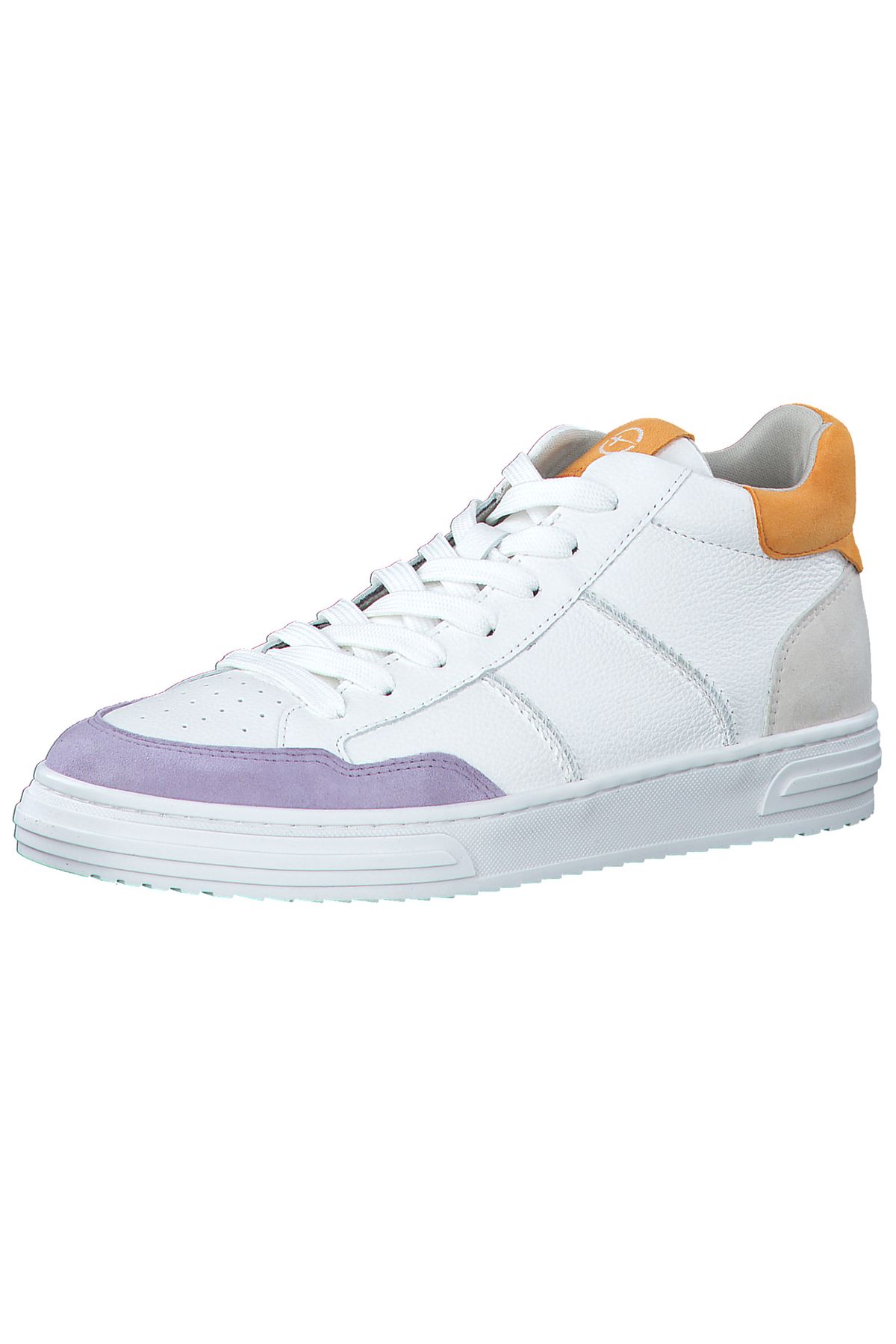 Tamaris-Damen Low Sneaker Low Top 1-25217-42 Weiß 197 White comb Leder mit Removable Sock 2