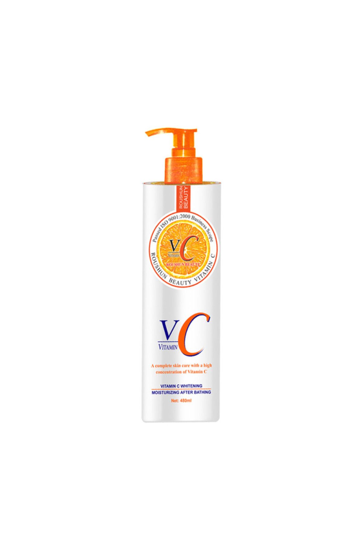 RousHun-Vitamin C Body Lotion – Brightening & Hydrating Formula for Radiant Skin (480ml) 2