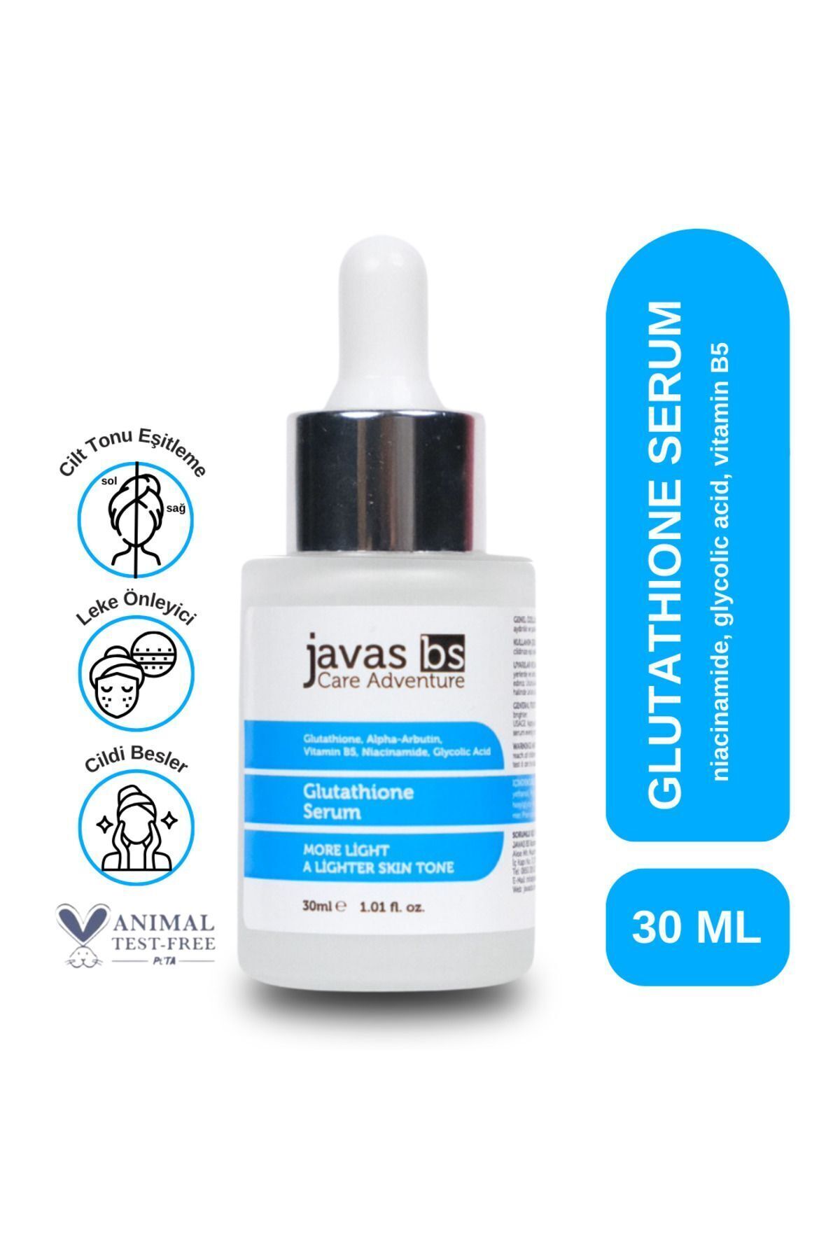 javas bs Glutathione, Niacinamide and Glycolic Acid Containing -  Alpha-Arbutin Brightening Serum- Trendyol