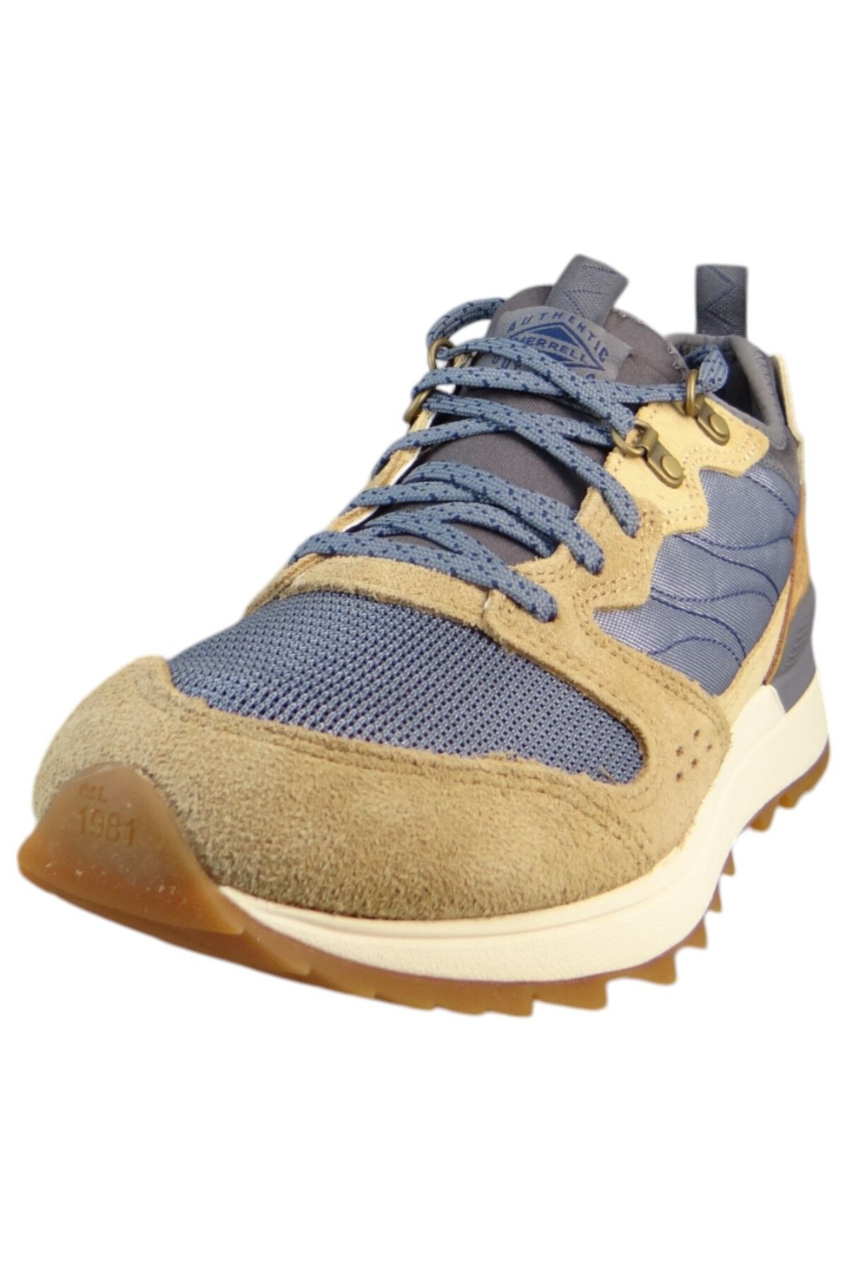 Merrell-Herren Low Sneaker Wanderschuhe Alpine 83 Recraft Low Top J007005 Blau  Indigo Leder und Textil mit 2