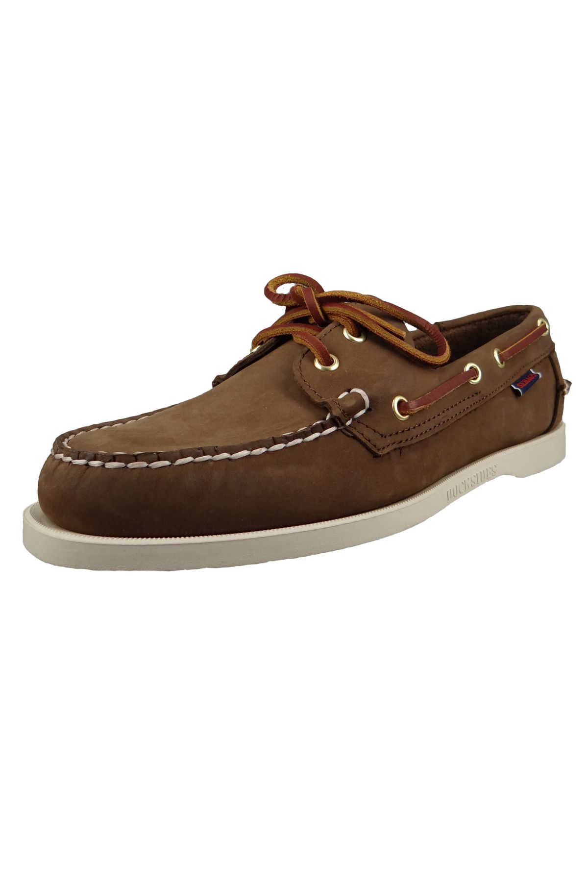 Sebago-Herren Segel-/Bootsschuhe Halbschuhe Docksides 7000GA0 Braun 901 Dk. Braunes Leder 2