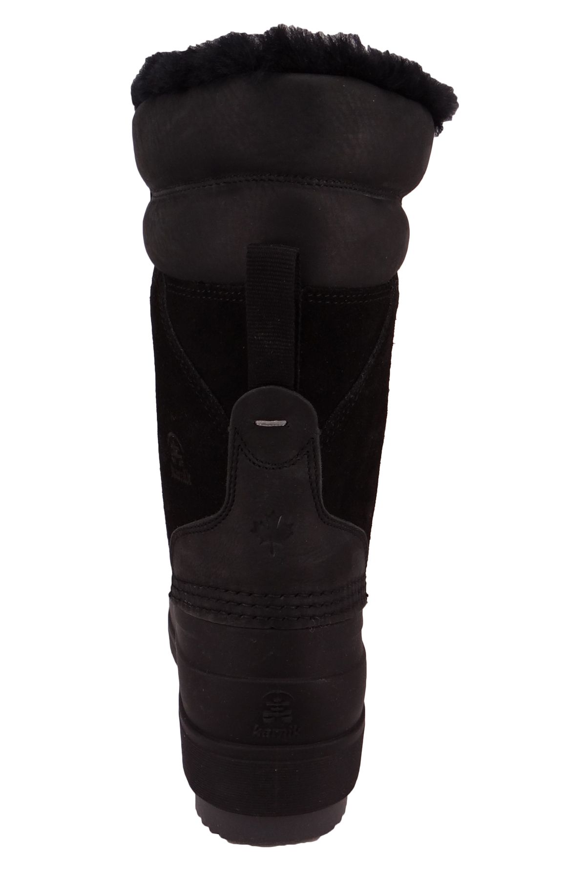 Kamik-Damen Winterstiefel Stiefel Lauren WK2429 Schwarz BLK Black Leder/Synthetik mit RAVEN & EVA 4