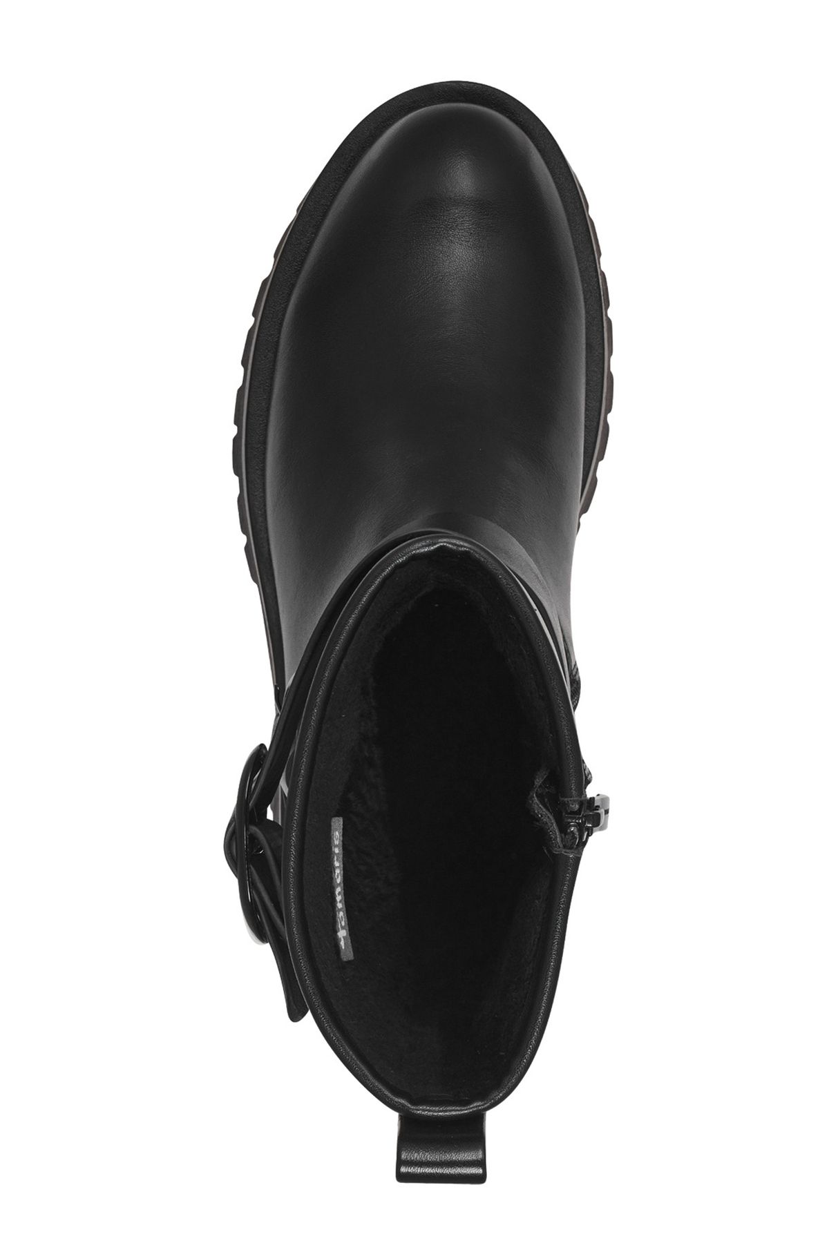 Tamaris-Damen Elegante Stiefel 1-25834-41 Schwarz 021 Black/struct. Kunstleder Mit Touch-it 4