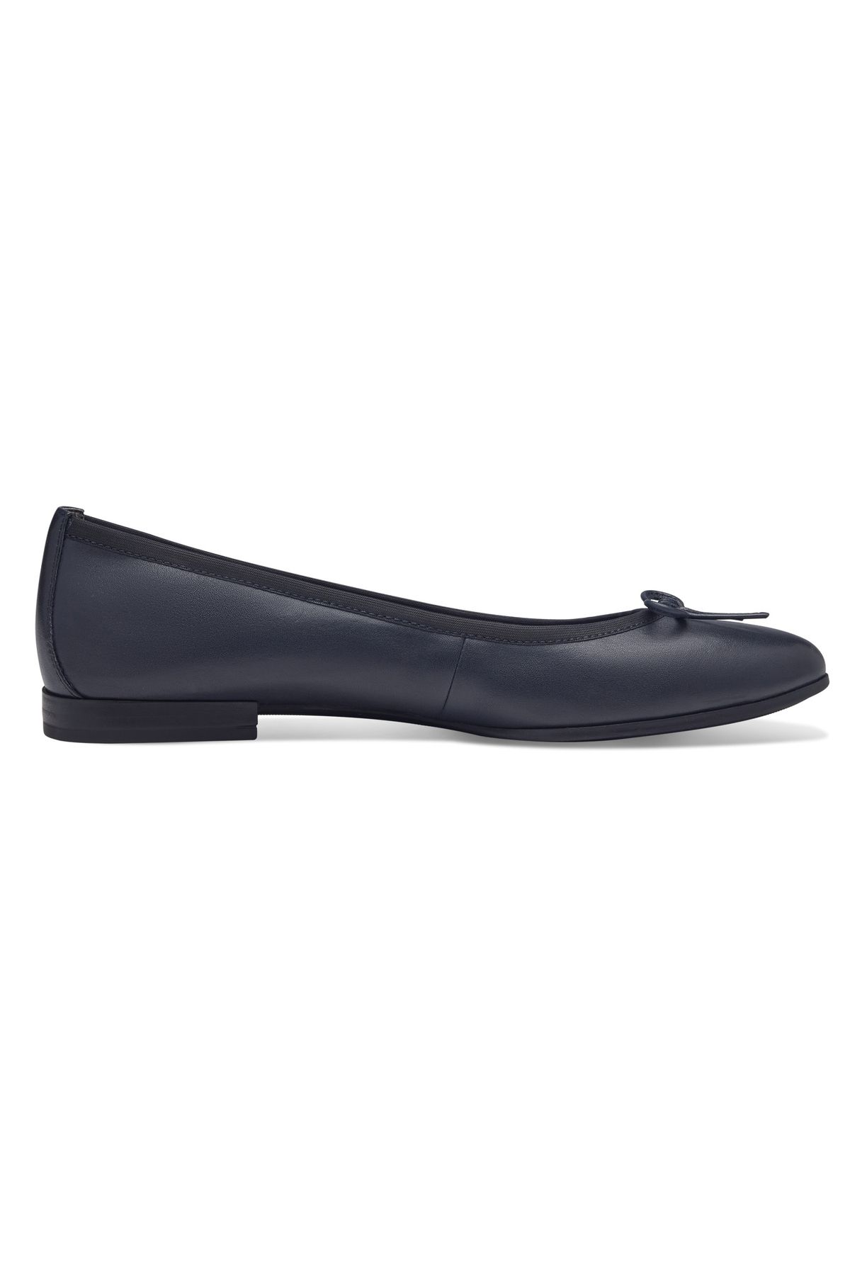 Tamaris-Damen Klassische Ballerina 1-22116-41 Blau 805 Navy Leder Mit Touch-it 5