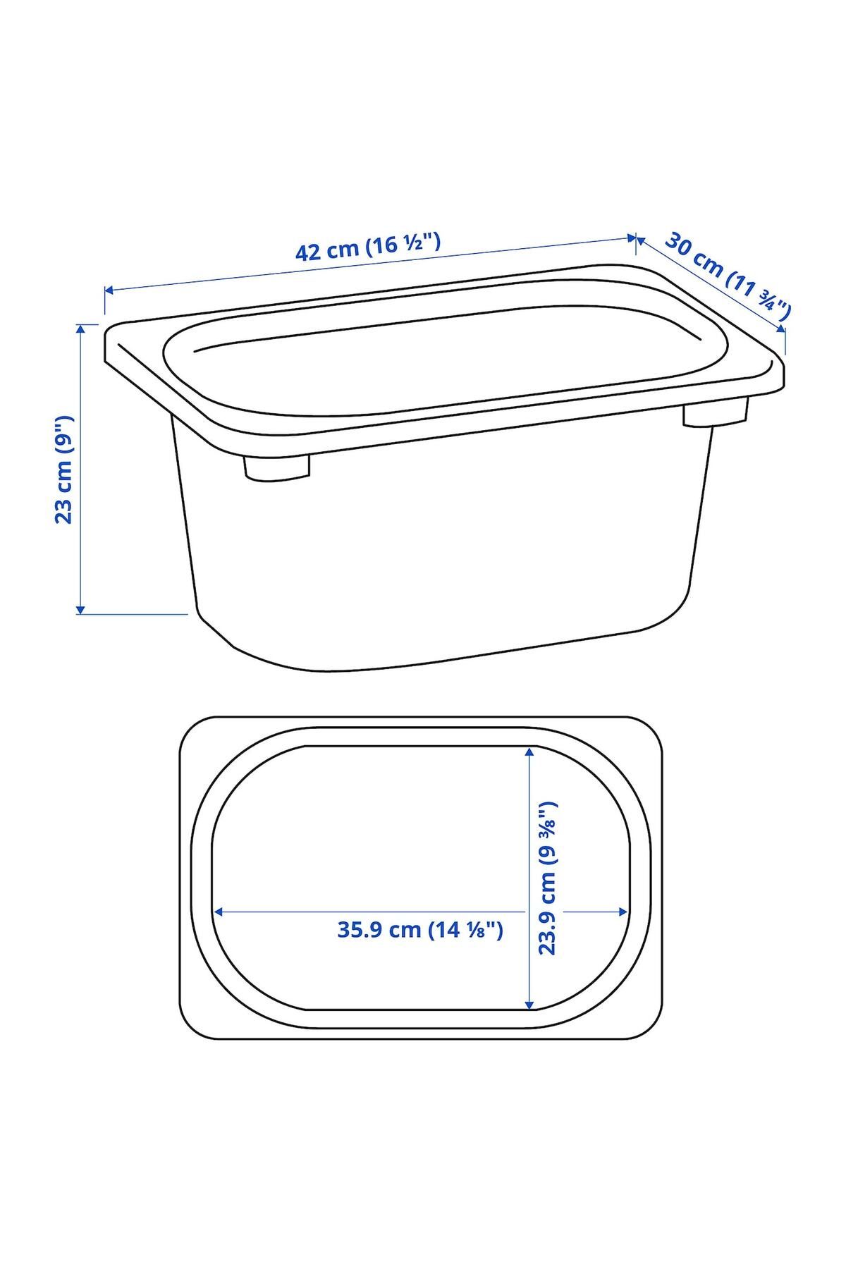 IKEA-TROFAST Storage box, white, 42 x 30 x 23 cm 3
