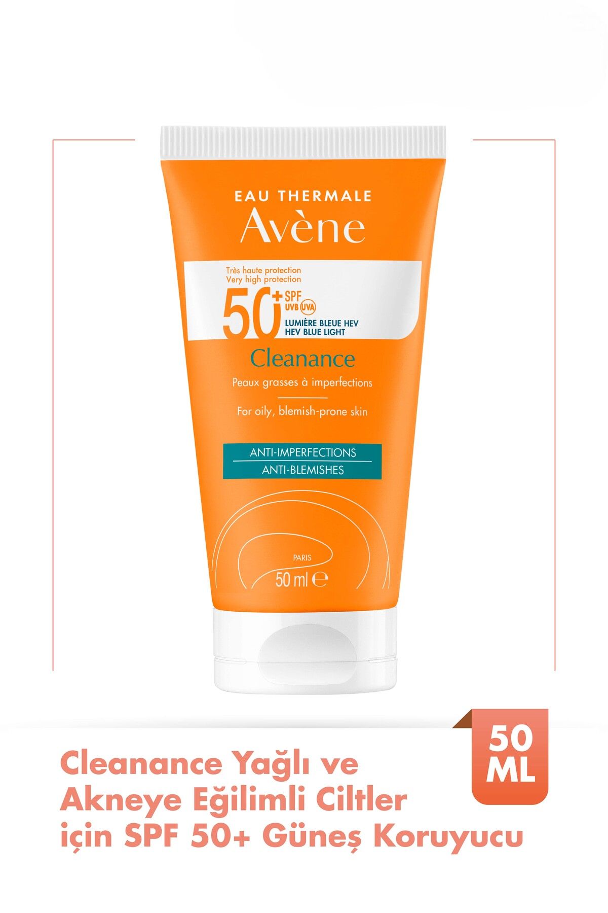 ژل پاک کننده کلیننس SPF50+ 50 میلی لیتر XAvene ژل پاک کننده 100 میلی لیتر Avene