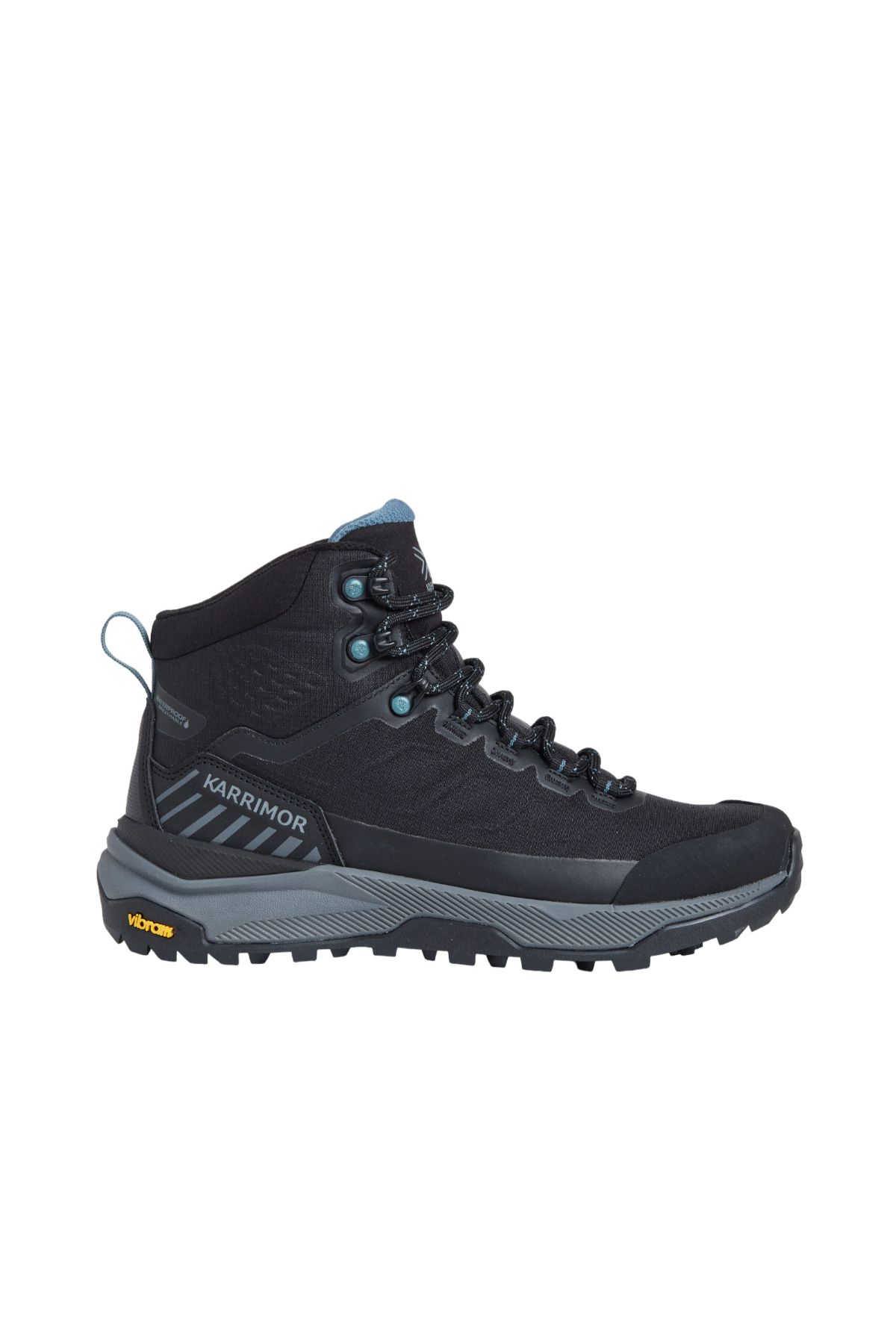 K1103-blk Peregrine Ladies Boots Weathertite زنانه در فضای باز خاکستری مشکی Karrimor