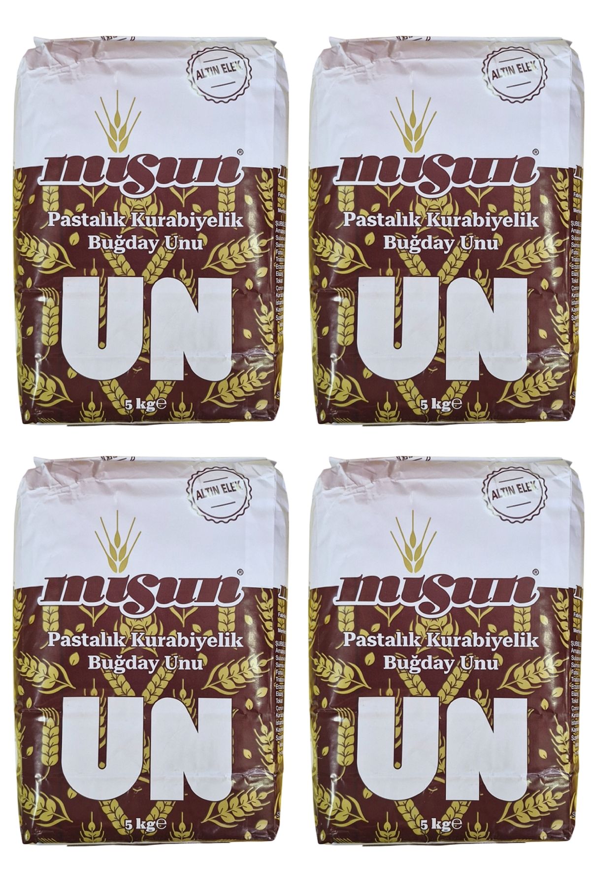 MİS UN Altın Elek Pastalık Kurabiyelik Un 5 Kg X 4 Adet