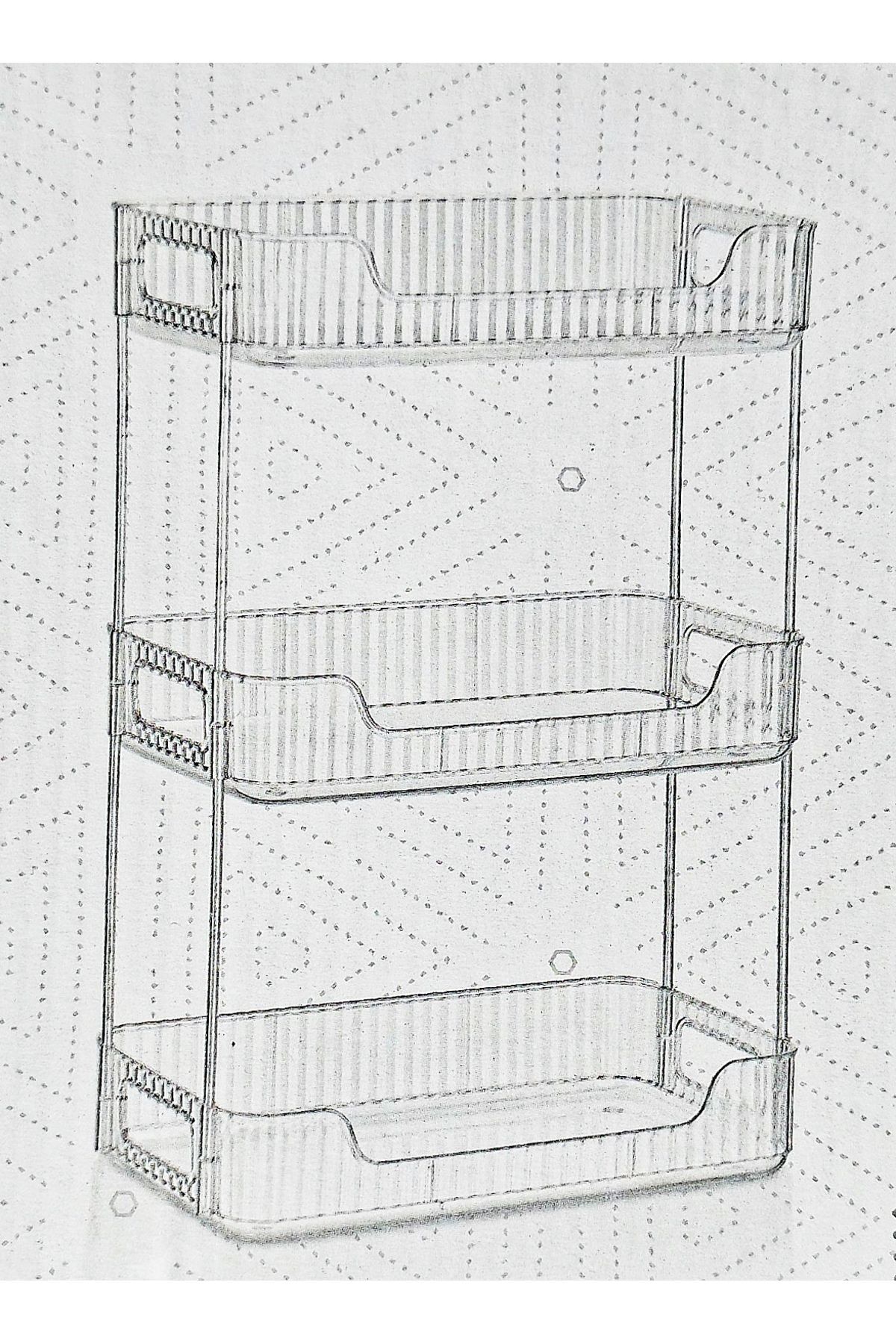 Home Organizator De Raft Organizator Triple - One Size