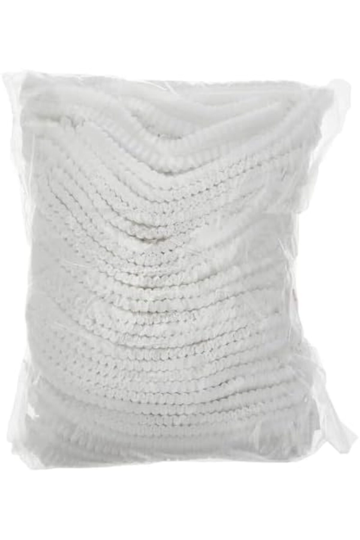 Generic-100 Pieces Disposable Hair Net White Cover For Salon Cooking Housework Etc 2
