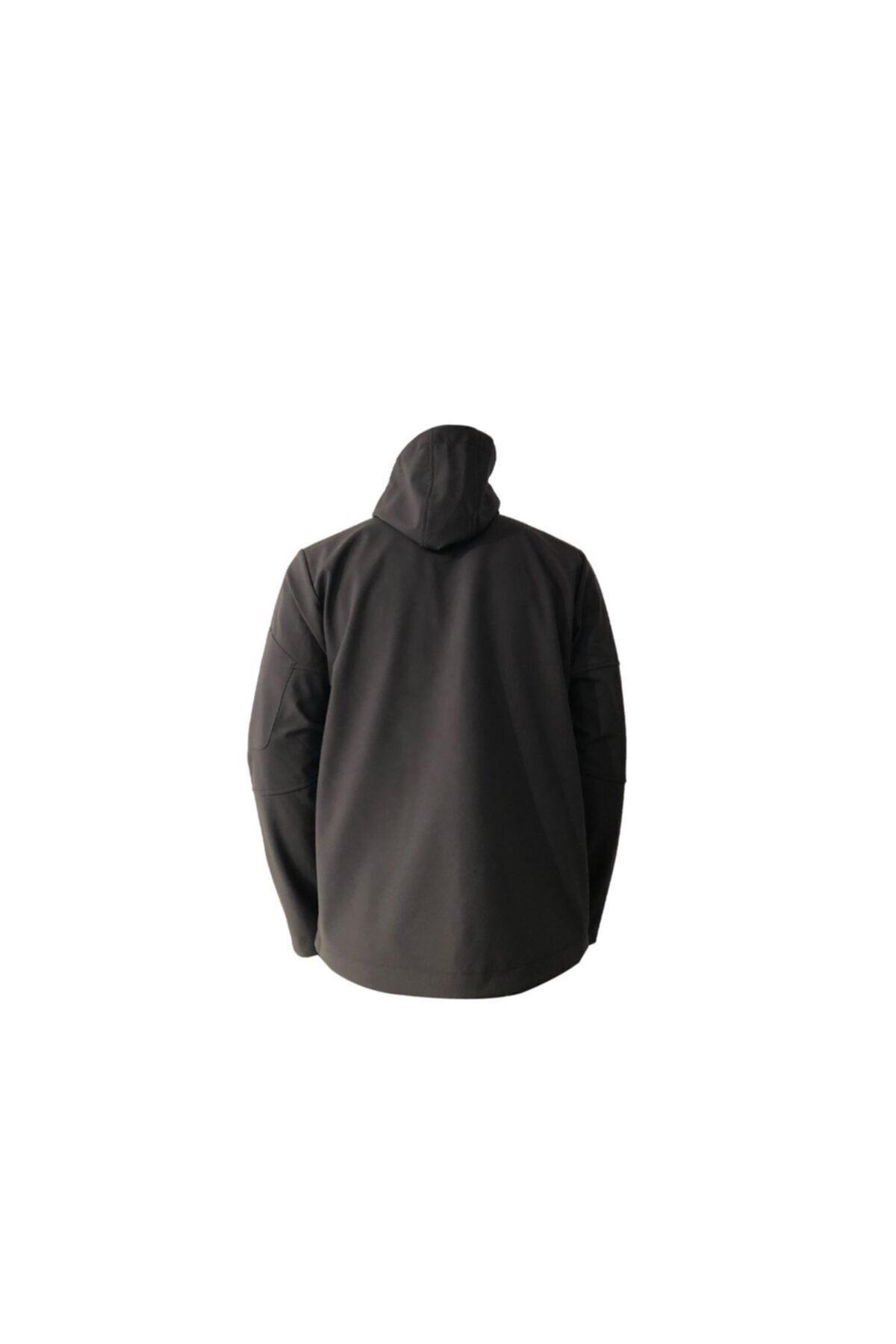 Hammer Jack-Black Softshell Hooded Coat - 602 T48-E Trs 1006 4