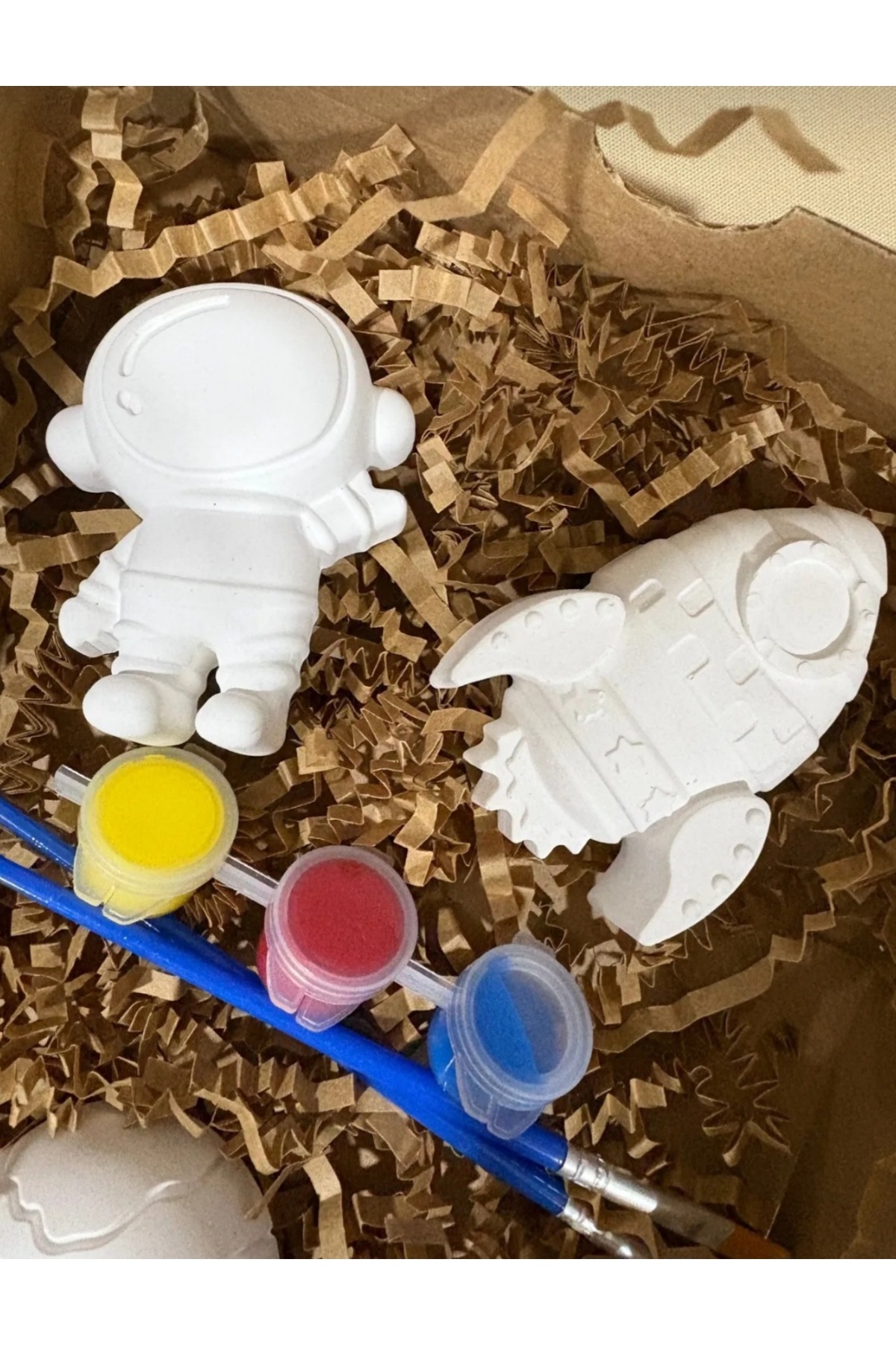 Avcı-3D Space and Earth Stone Painting Set Children and Mother Activity 2