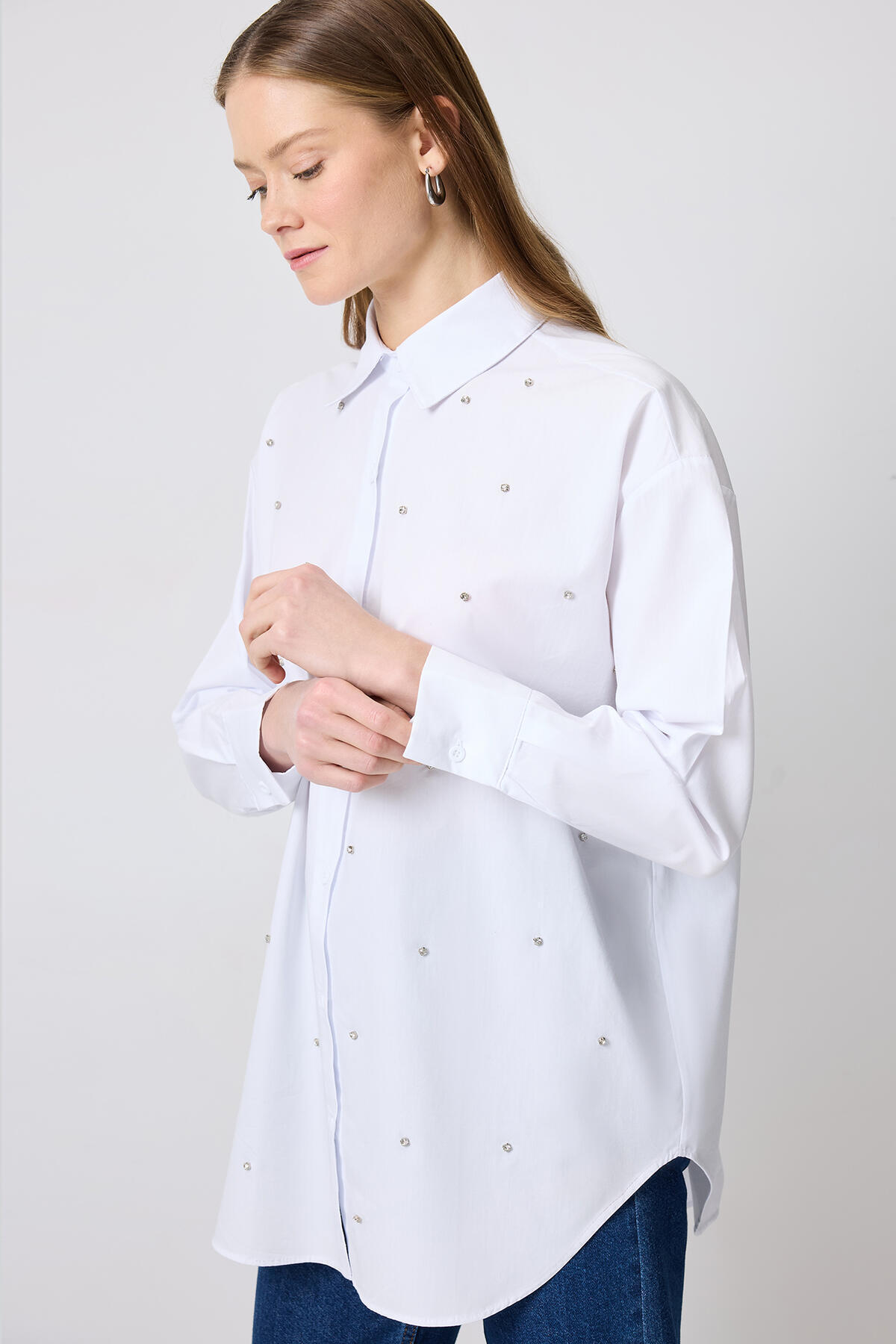 Touché Privé-Relax Fit Stone Shirt 3