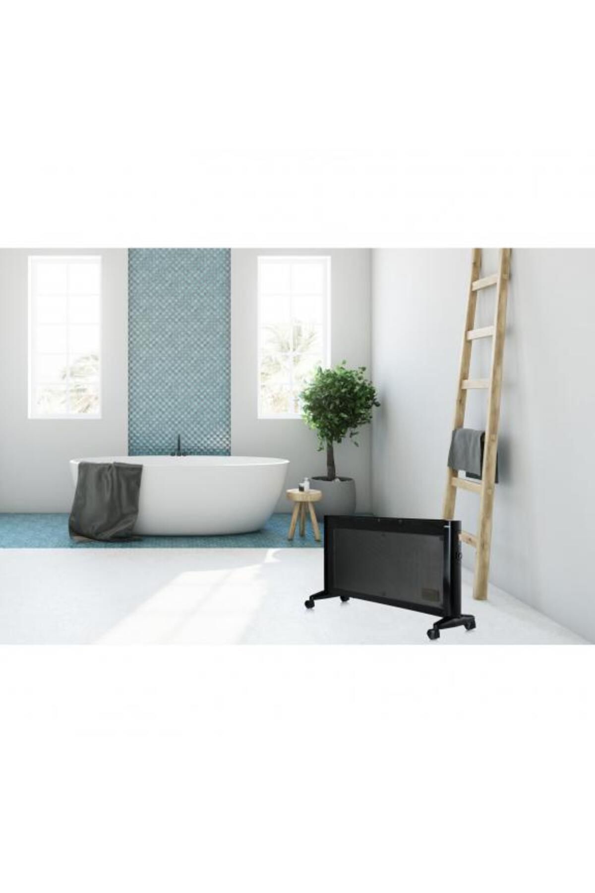 Domo-Do7346m Floor & Wall Radiant Panel, 1500w, Ip24, 2 Power Levels, Mica Heating, Thermostat 5