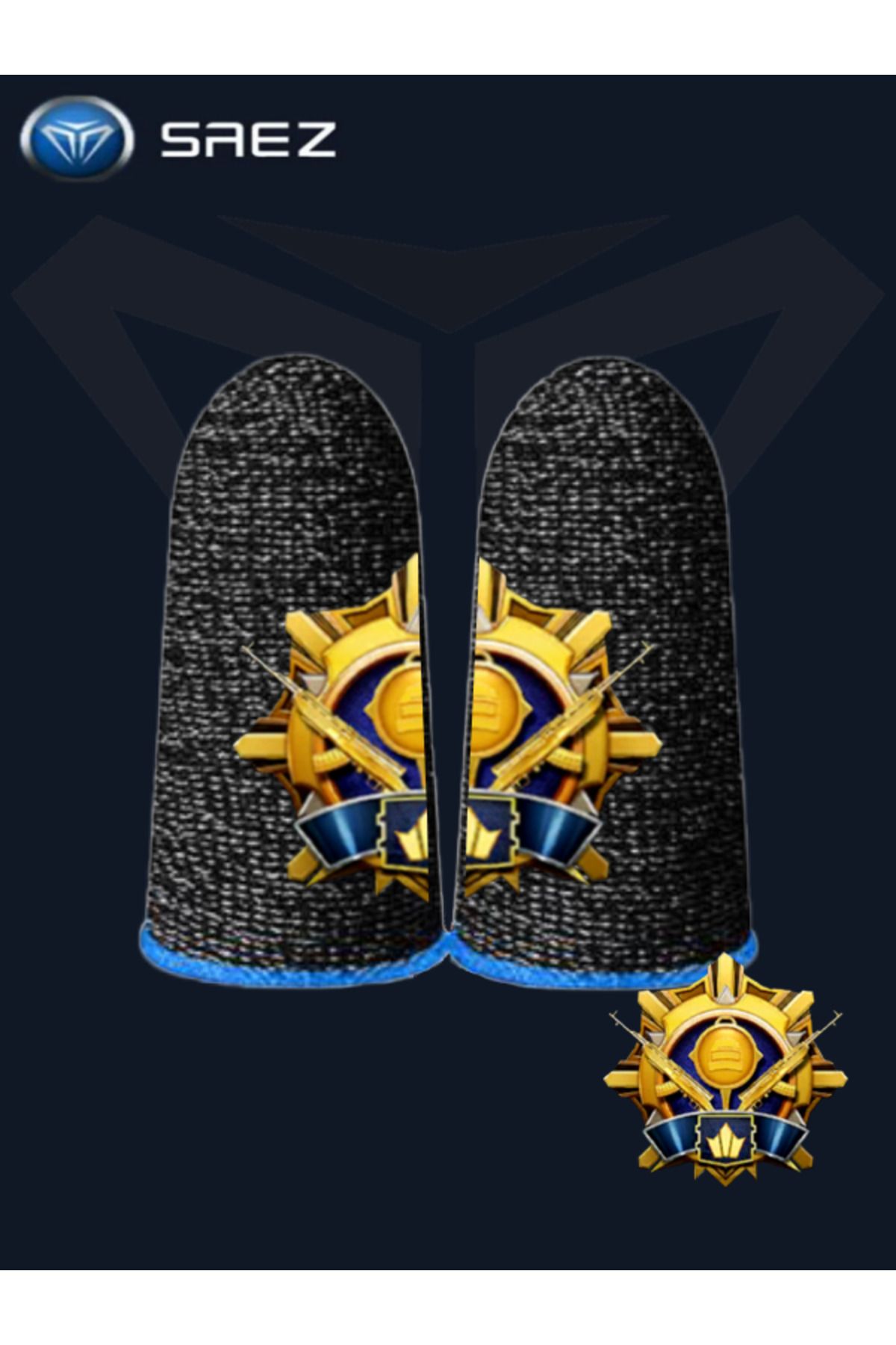Saez E-spor Parmak Eldivenleri Pubg Oyun Eldiveni Ranked Tac1 Çift 2 Parmaklık Limited Edition