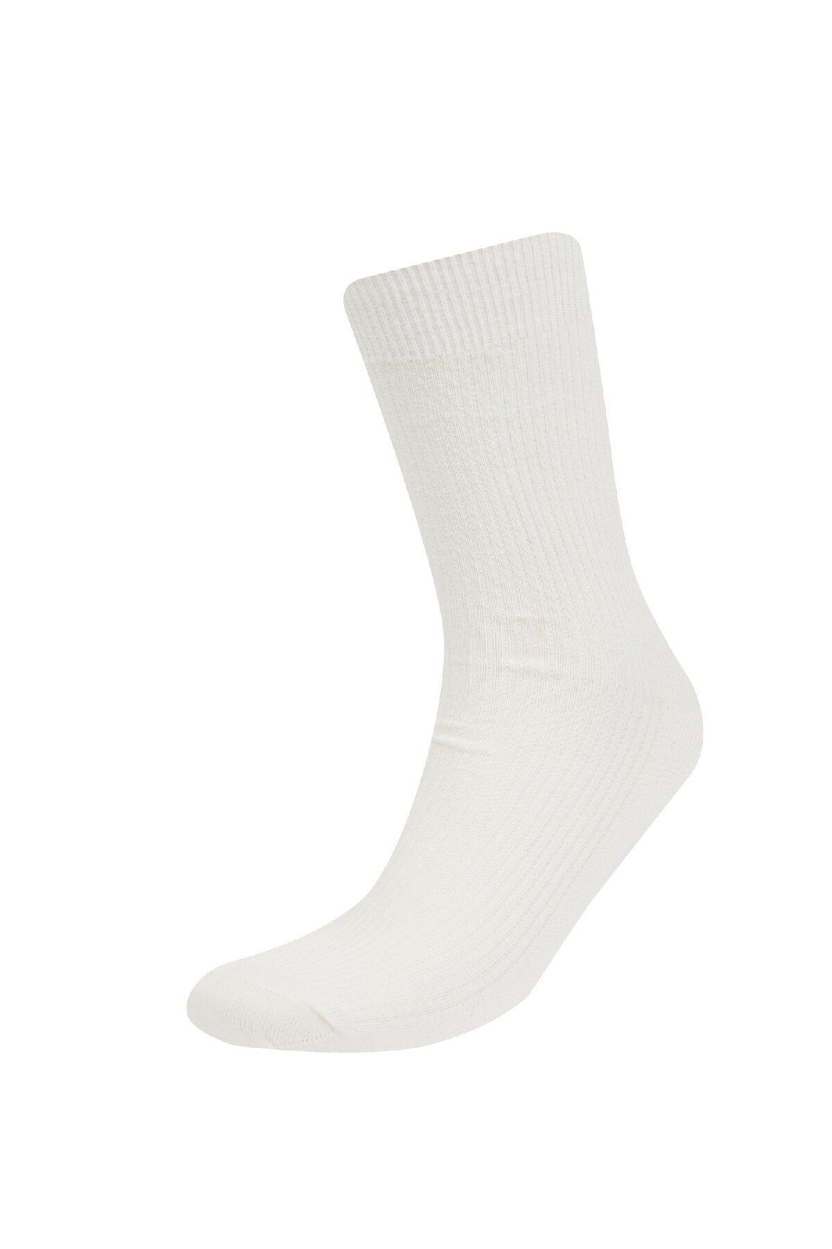DeFacto-Men's Comfortable Elastic 5-Piece Cotton Long Socks D9673Axns 2