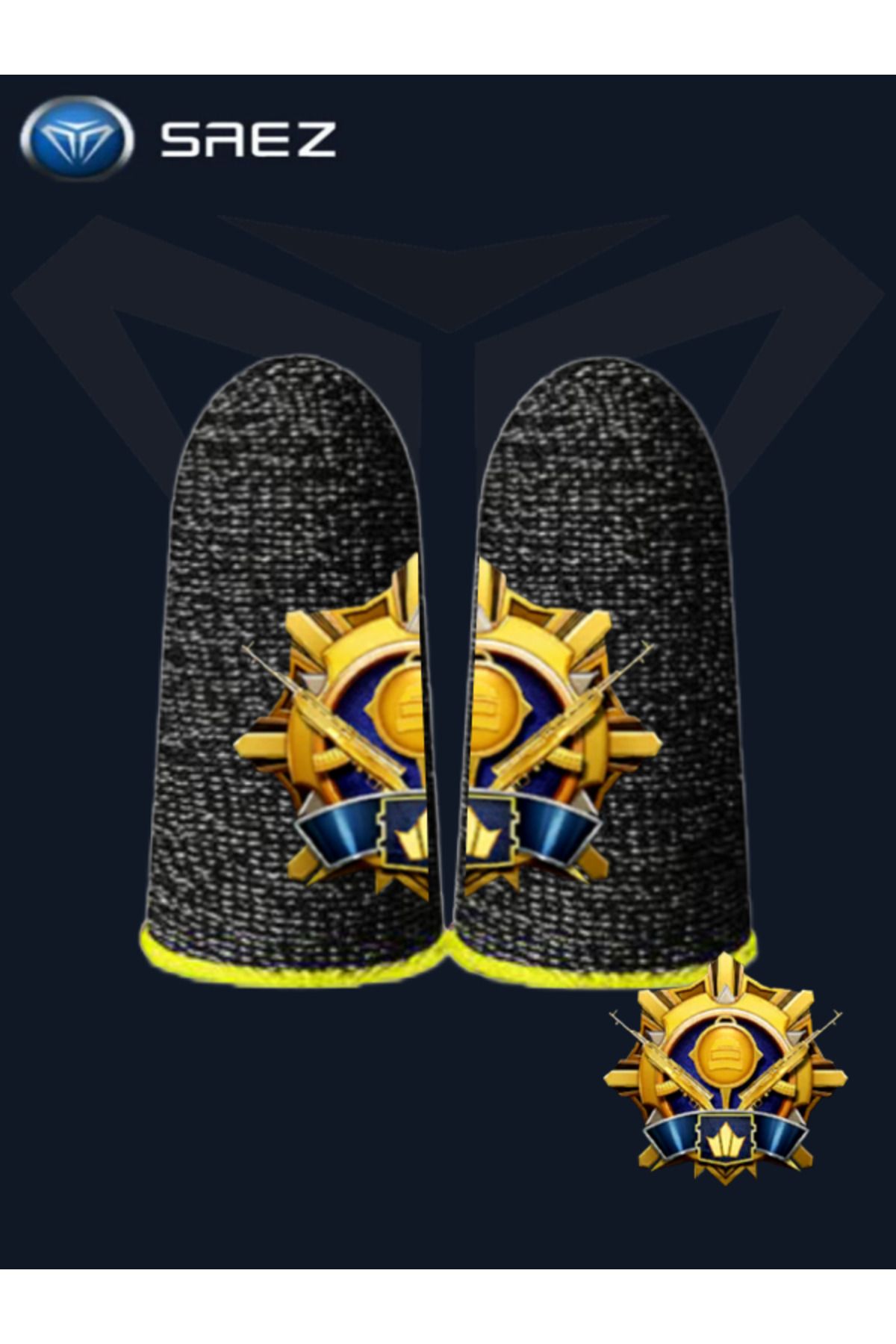 Saez E-spor Parmak Eldivenleri Pubg Oyun Eldiveni Ranked Tac1 Çift 2 Parmaklık Limited Edition