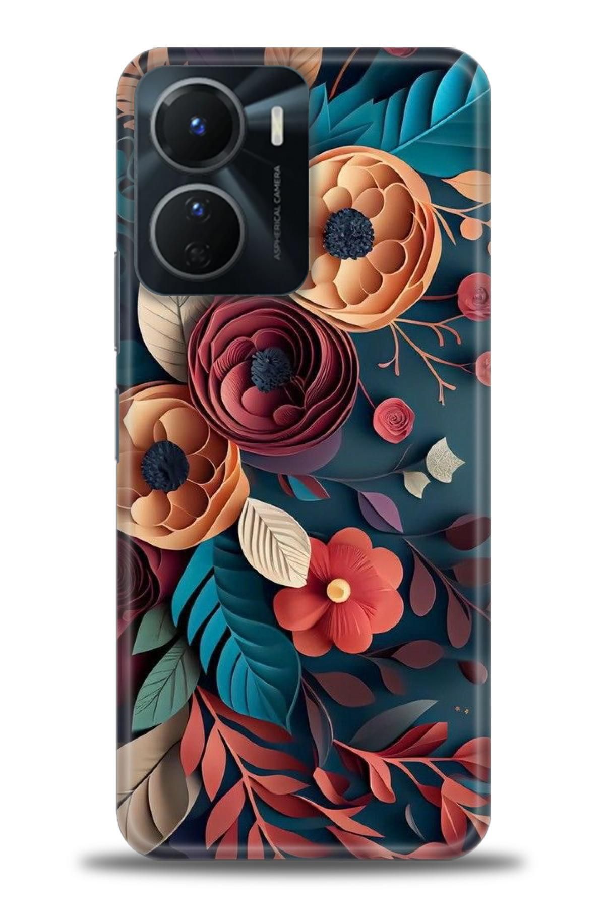 CooperTech Vivo Y16 İle Uyumlu HD Baskılı Silikon Kılıf - ÖzelSeriVivo - 2757