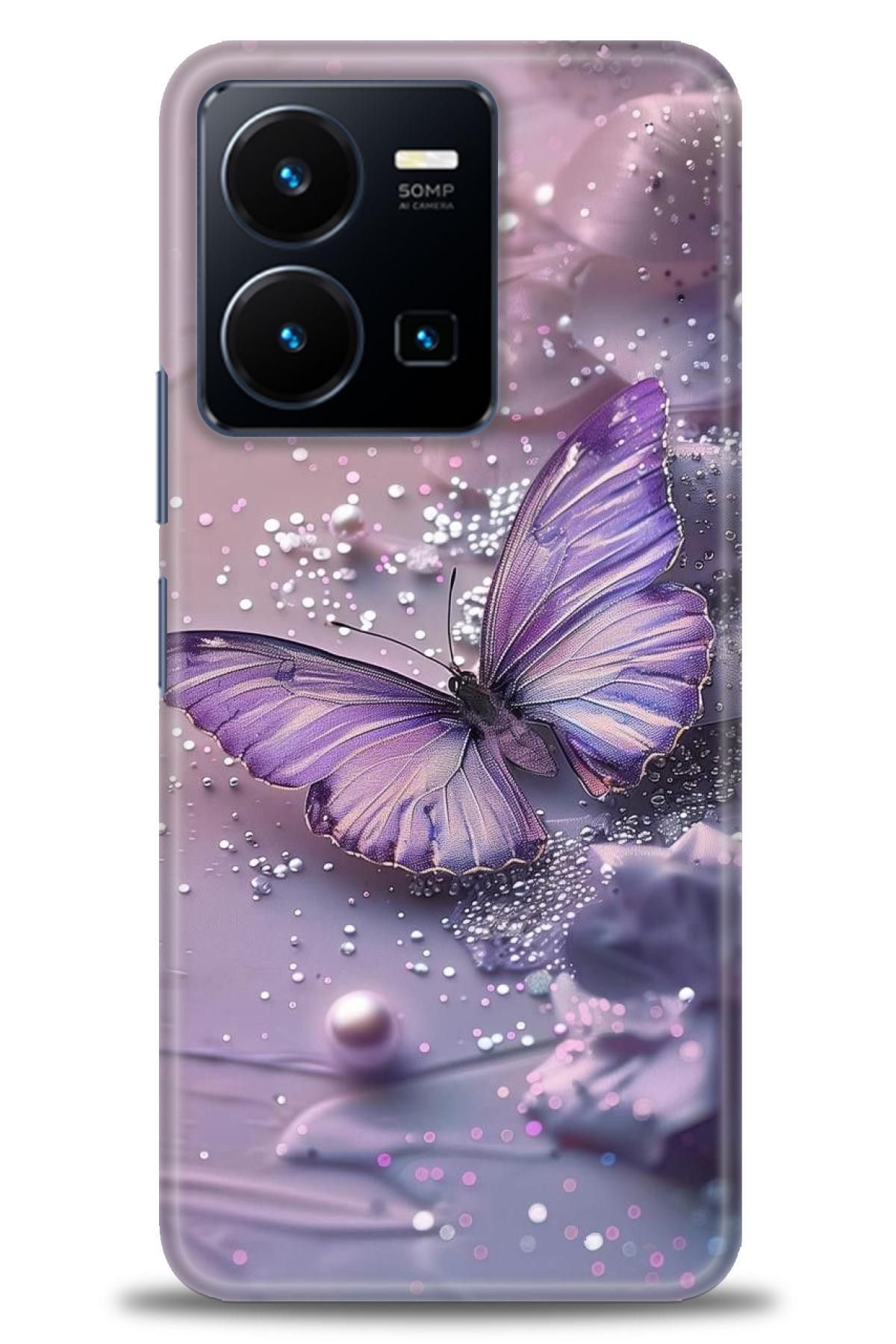 CooperTech Vivo Y22S İle Uyumlu HD Baskılı Silikon Kılıf / Y V ÖzelSeri Vivo - 2701