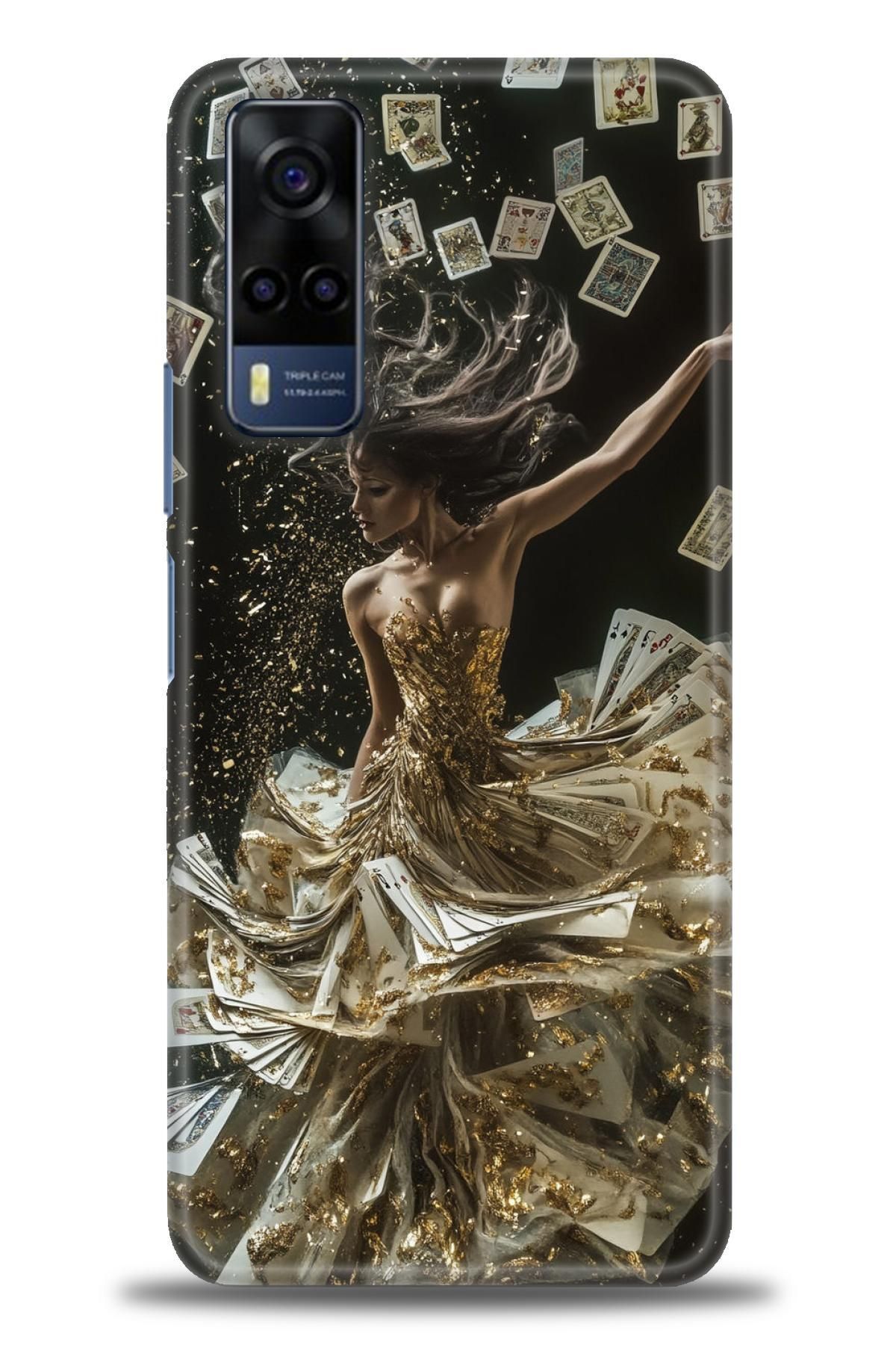 CooperTech Vivo Y53S / Y51 İle Uyumlu HD Baskılı Silikon Kılıf / Y V ÖzelSeri Vivo - 2099