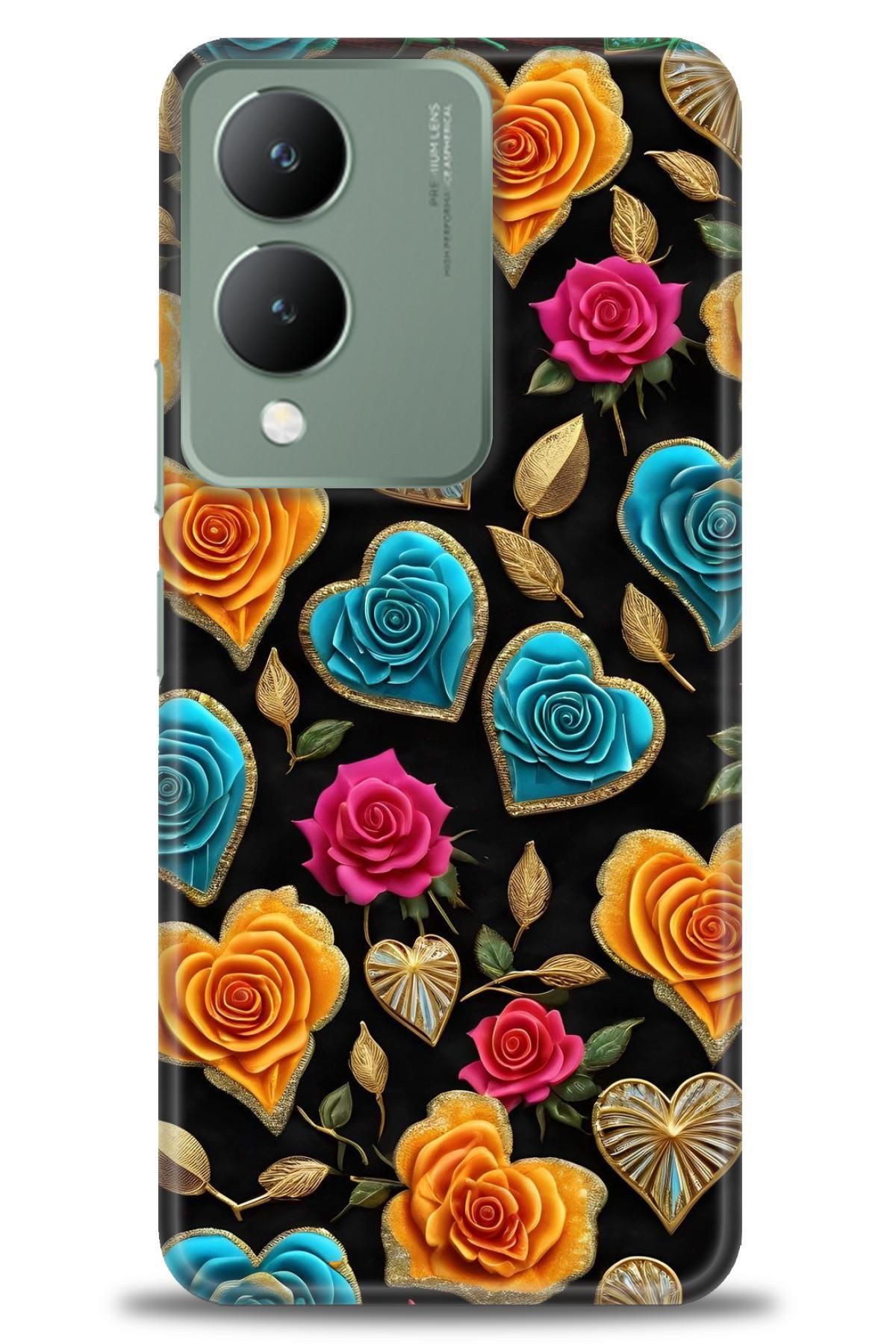 CooperTech Vivo Y17S İle Uyumlu HD Baskılı Silikon Kılıf / Y V ÖzelSeri Vivo - 2813