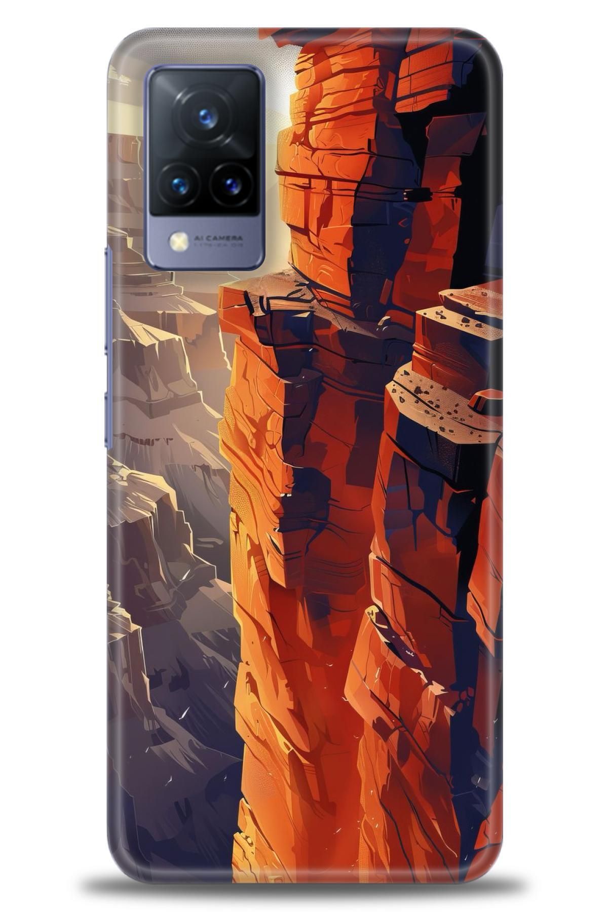 CooperTech Vivo V21 / V21E İle Uyumlu HD Baskılı Silikon Kılıf - ÖzelSeriVivo - 2380