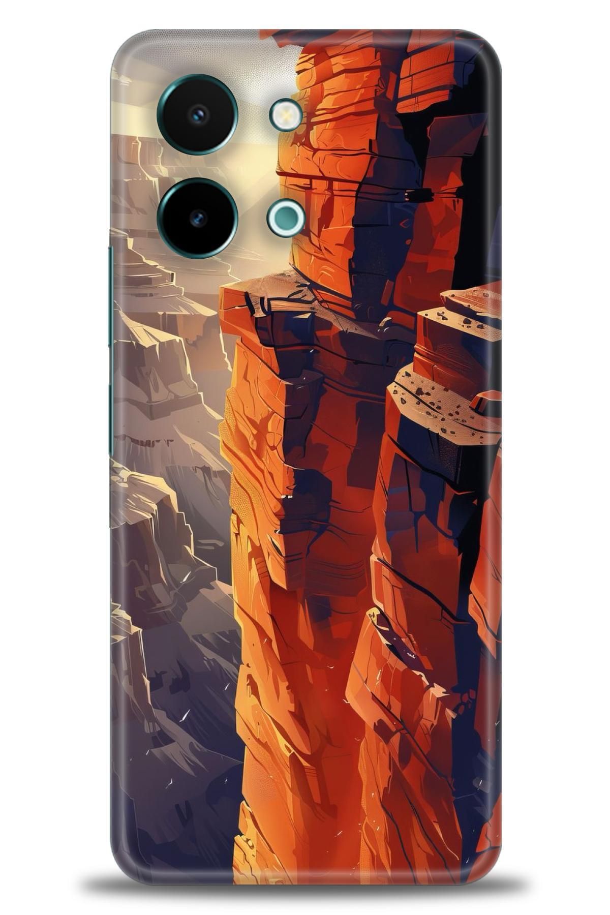 CooperTech Vivo Y28 İle Uyumlu HD Baskılı Silikon Kılıf - ÖzelSeriVivo - 2380