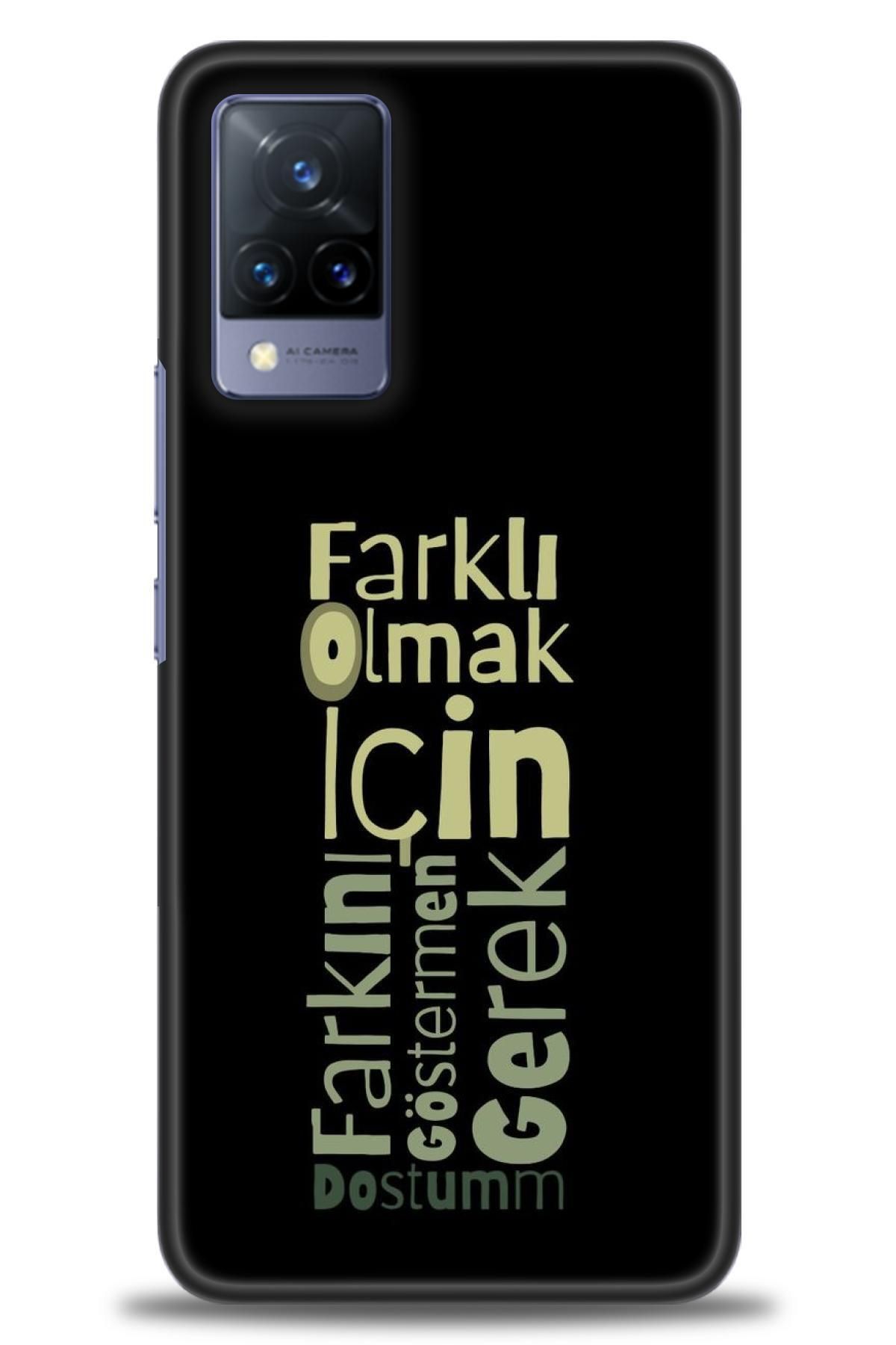 CooperTech Vivo V21 / V21E İle Uyumlu HD Baskılı Silikon Kılıf - ÖzelSeriVivo - 2472