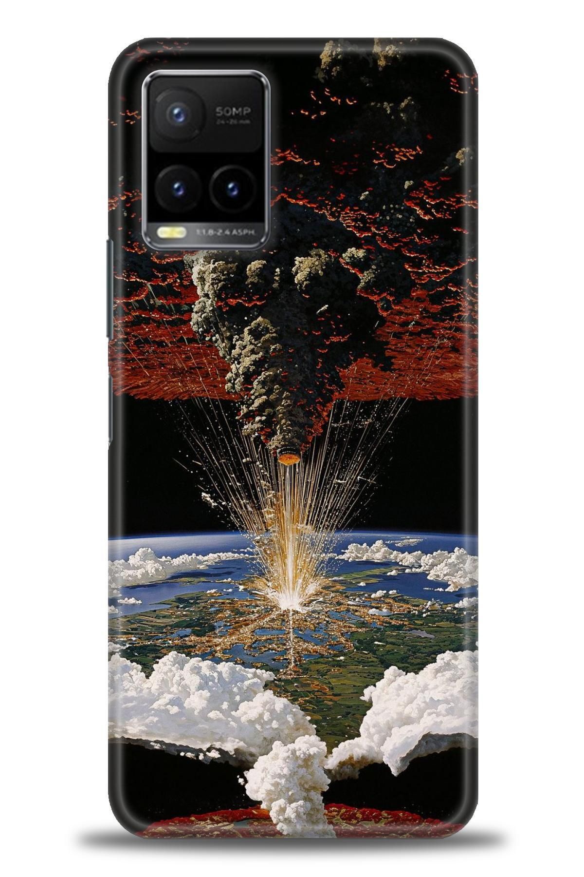CooperTech Vivo Y33S / Y32 İle Uyumlu HD Baskılı Silikon Kılıf - ÖzelSeriVivo - 2096