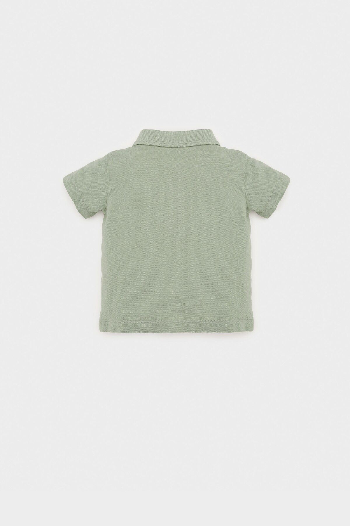DeFacto-Baby Boy Pique Short Sleeve Polo Basic Plain T-Shirt B7007A525Sm 3
