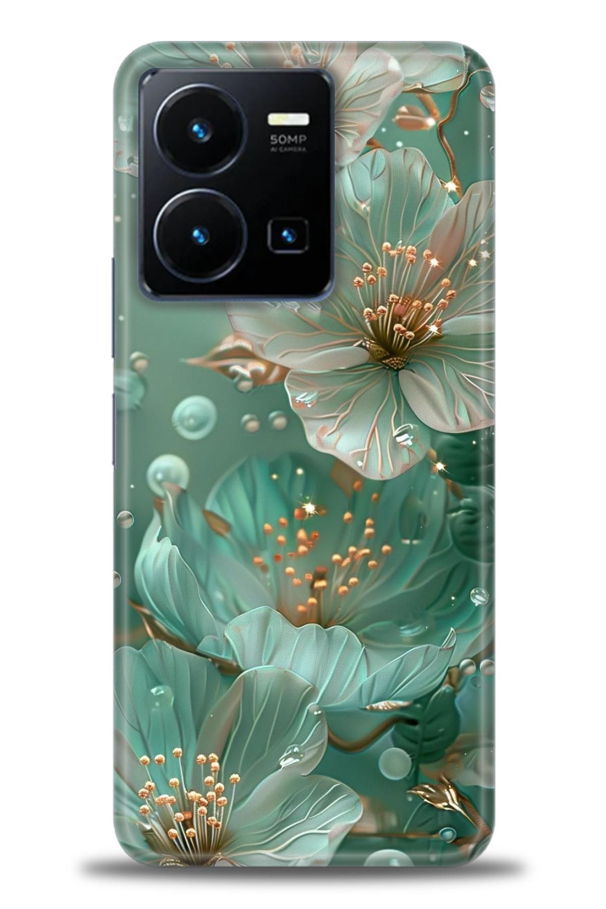 CooperTech Vivo Y35 İle Uyumlu HD Baskılı Silikon Kılıf - ÖzelSeriVivo - 2781