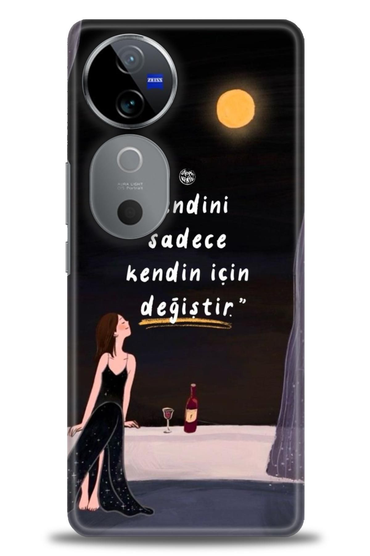 CooperTech Vivo V40 5G İle Uyumlu HD Baskılı Silikon Kılıf - ÖzelSeriVivo - 2224