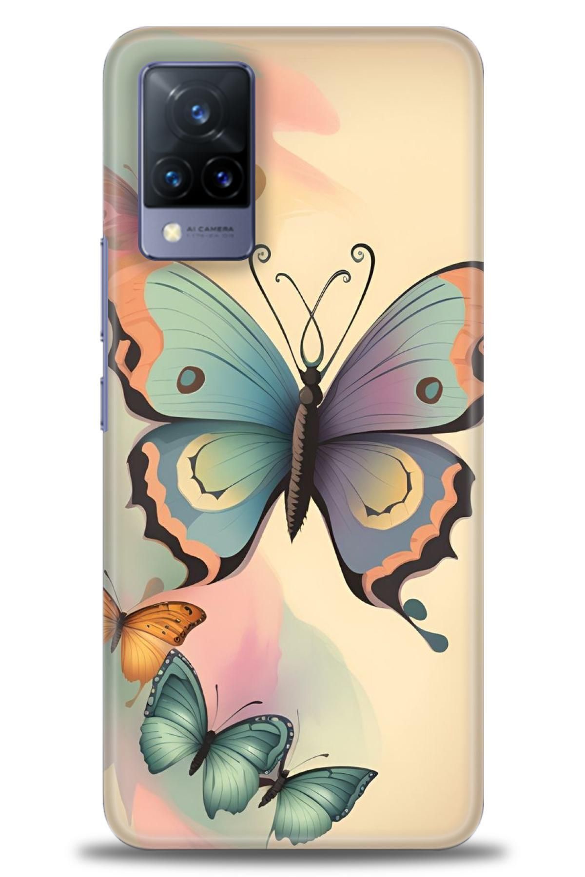 CooperTech Vivo V21 / V21E İle Uyumlu HD Baskılı Silikon Kılıf - ÖzelSeriVivo - 2012