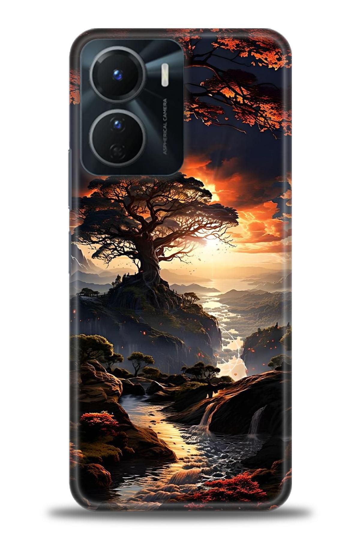 CooperTech Vivo Y16 İle Uyumlu HD Baskılı Silikon Kılıf / Y V ÖzelSeri Vivo - 2843