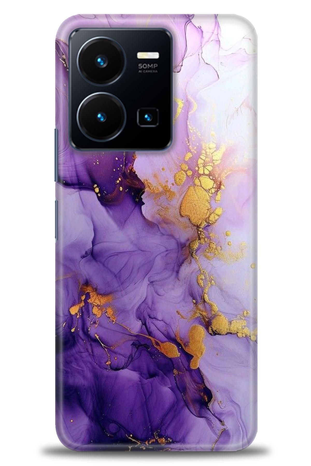 CooperTech Vivo Y22S İle Uyumlu HD Baskılı Silikon Kılıf / Y V ÖzelSeri Vivo - 2881
