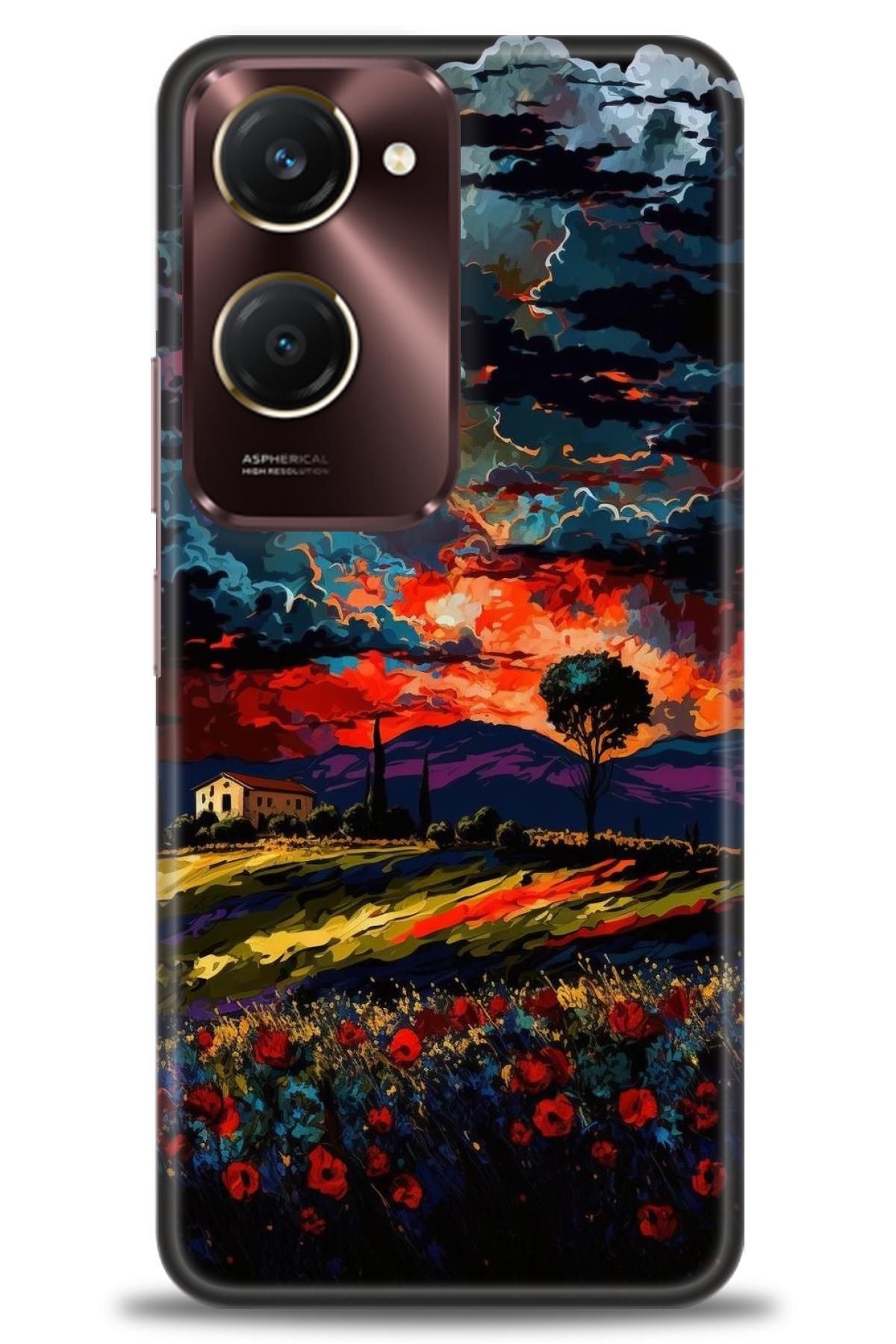CooperTech Vivo Y18 İle Uyumlu HD Baskılı Silikon Kılıf - ÖzelSeriVivo - 2053