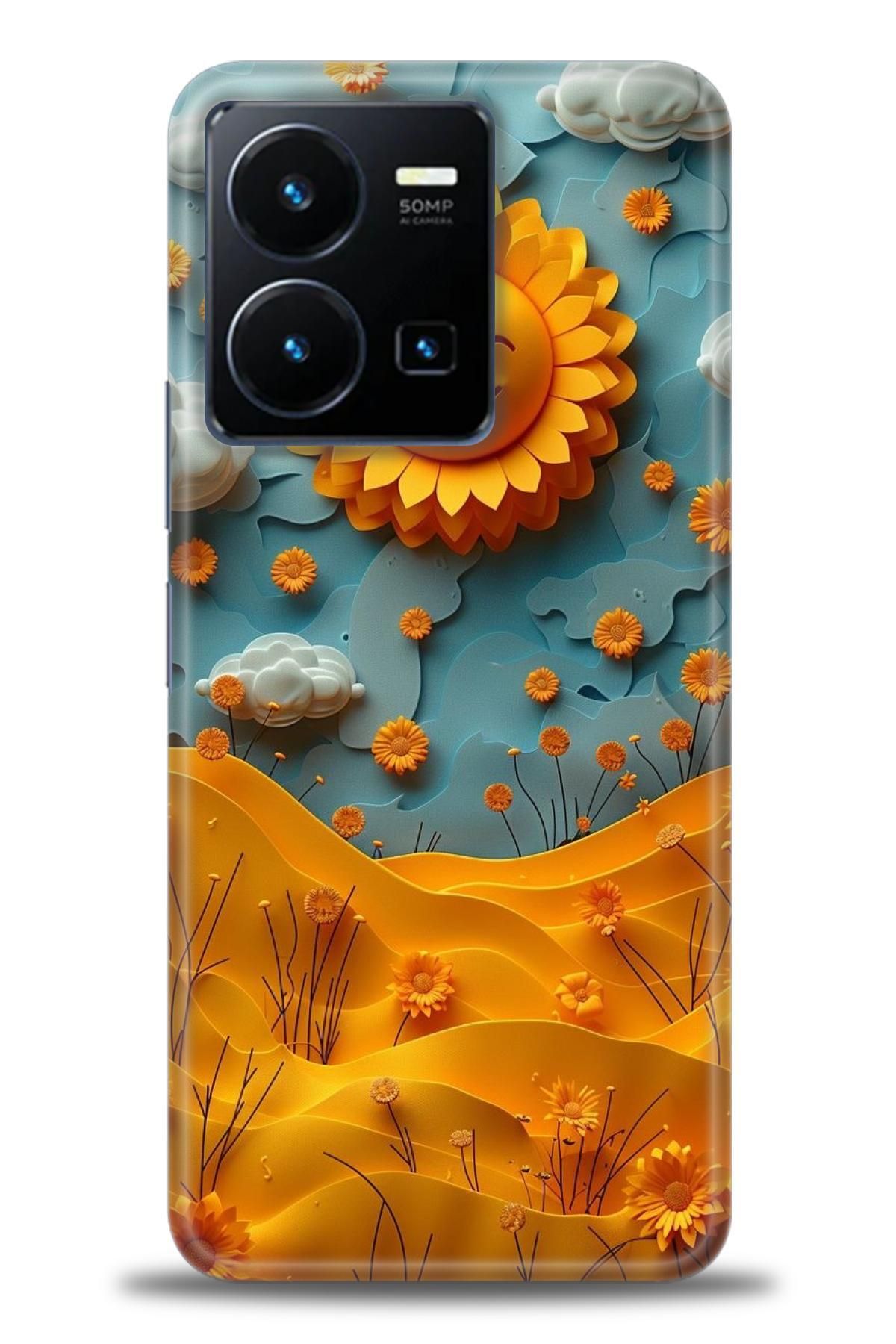 CooperTech Vivo Y35 İle Uyumlu HD Baskılı Silikon Kılıf - ÖzelSeriVivo - 2824