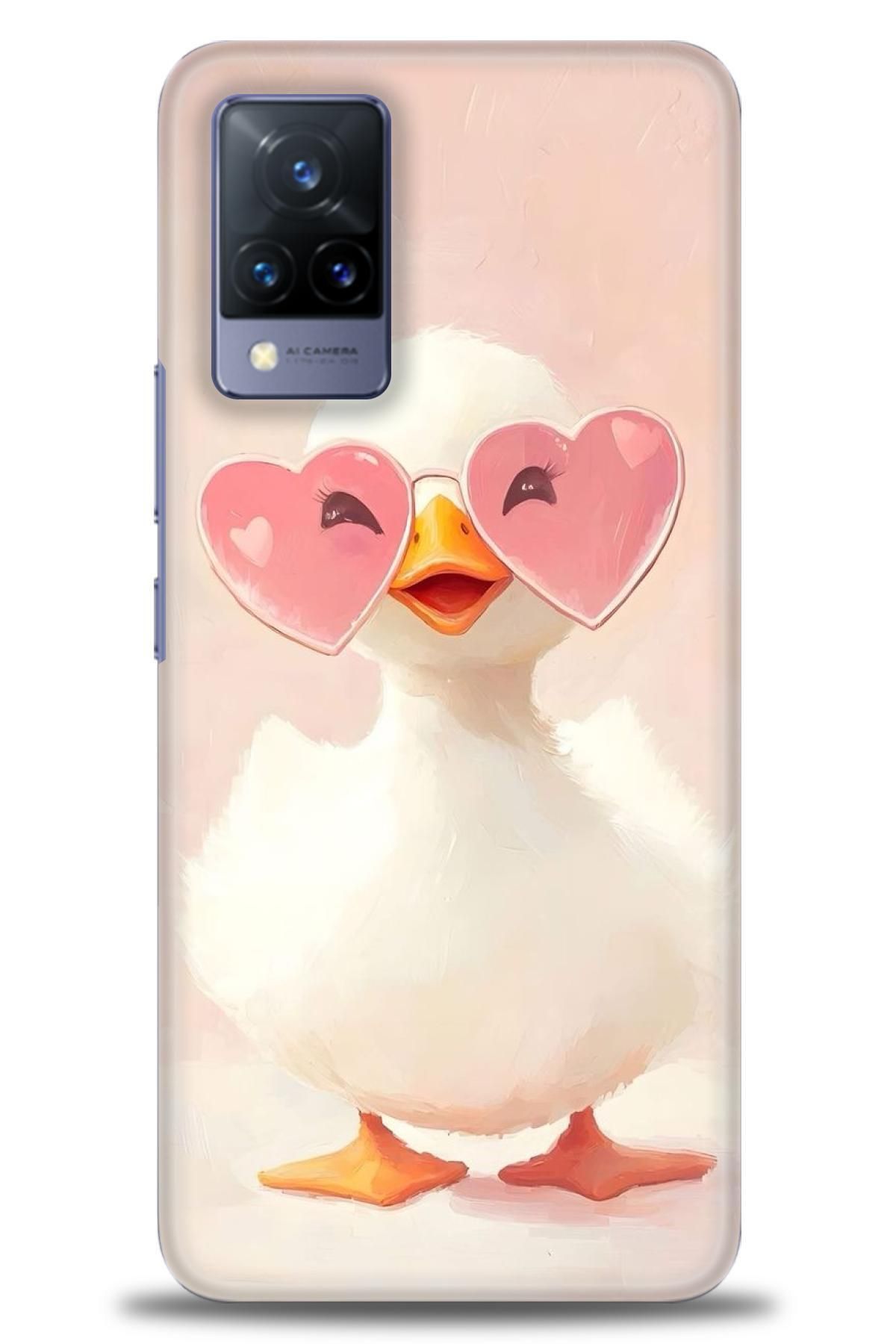 CooperTech Vivo V21 / V21E İle Uyumlu HD Baskılı Silikon Kılıf / Y V ÖzelSeri Vivo - 2051