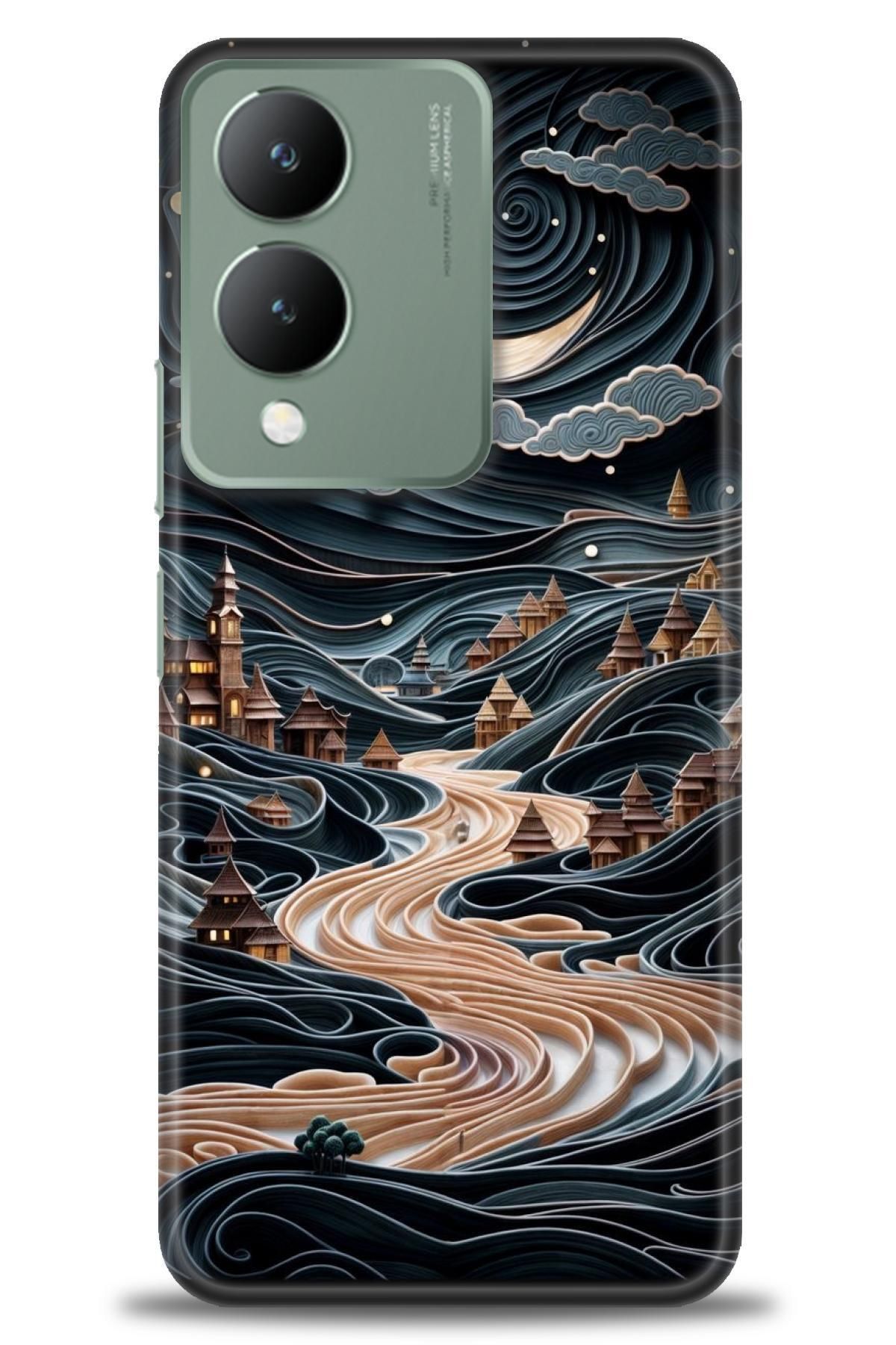 CooperTech Vivo Y17S İle Uyumlu HD Baskılı Silikon Kılıf - ÖzelSeriVivo - 2957