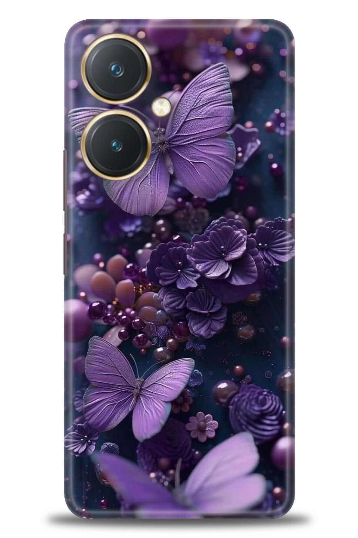 CooperTech Vivo Y27 İle Uyumlu HD Baskılı Silikon Kılıf - ÖzelSeriVivo - 2556