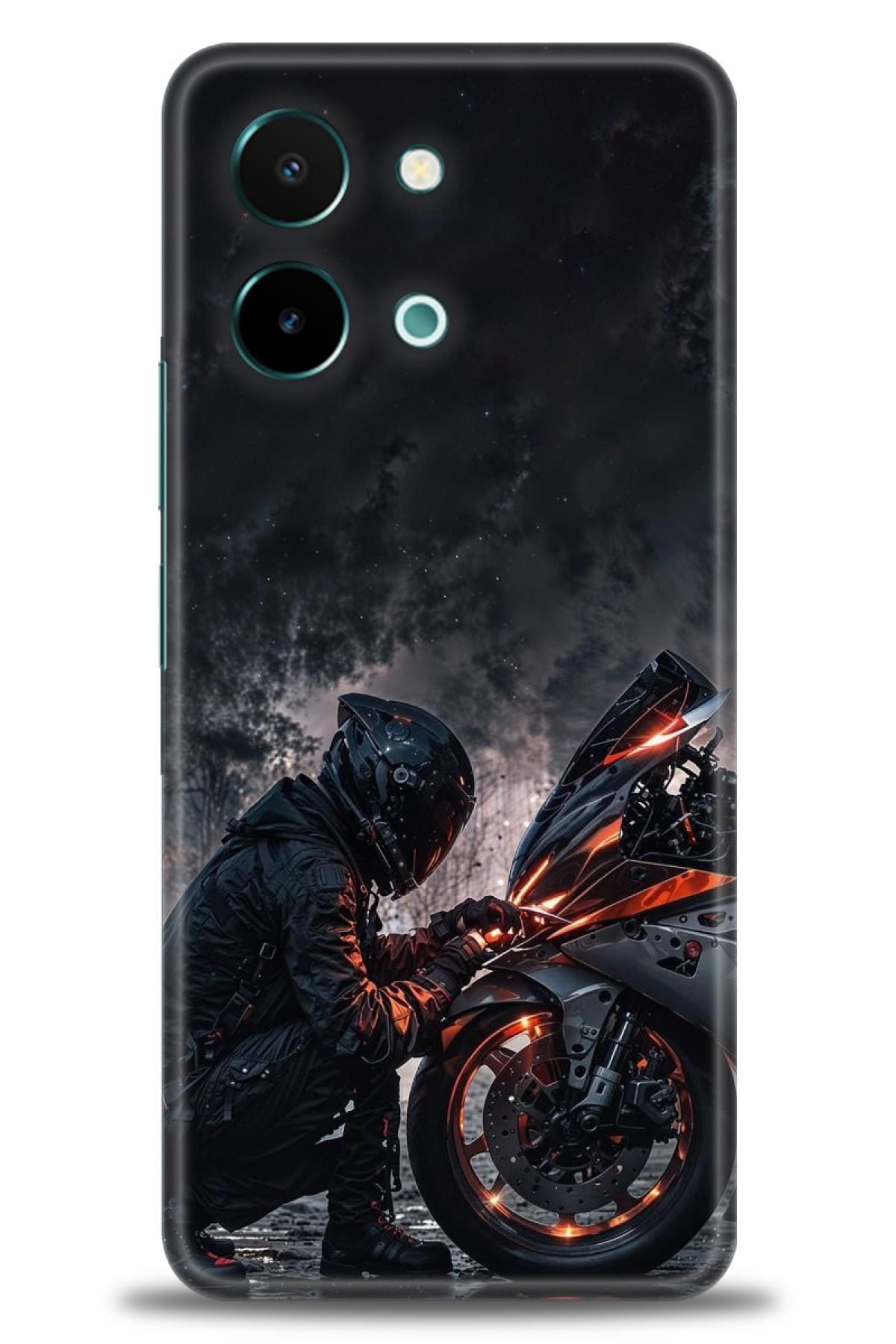 CooperTech Vivo Y28 İle Uyumlu HD Baskılı Silikon Kılıf - ÖzelSeriVivo - 2997