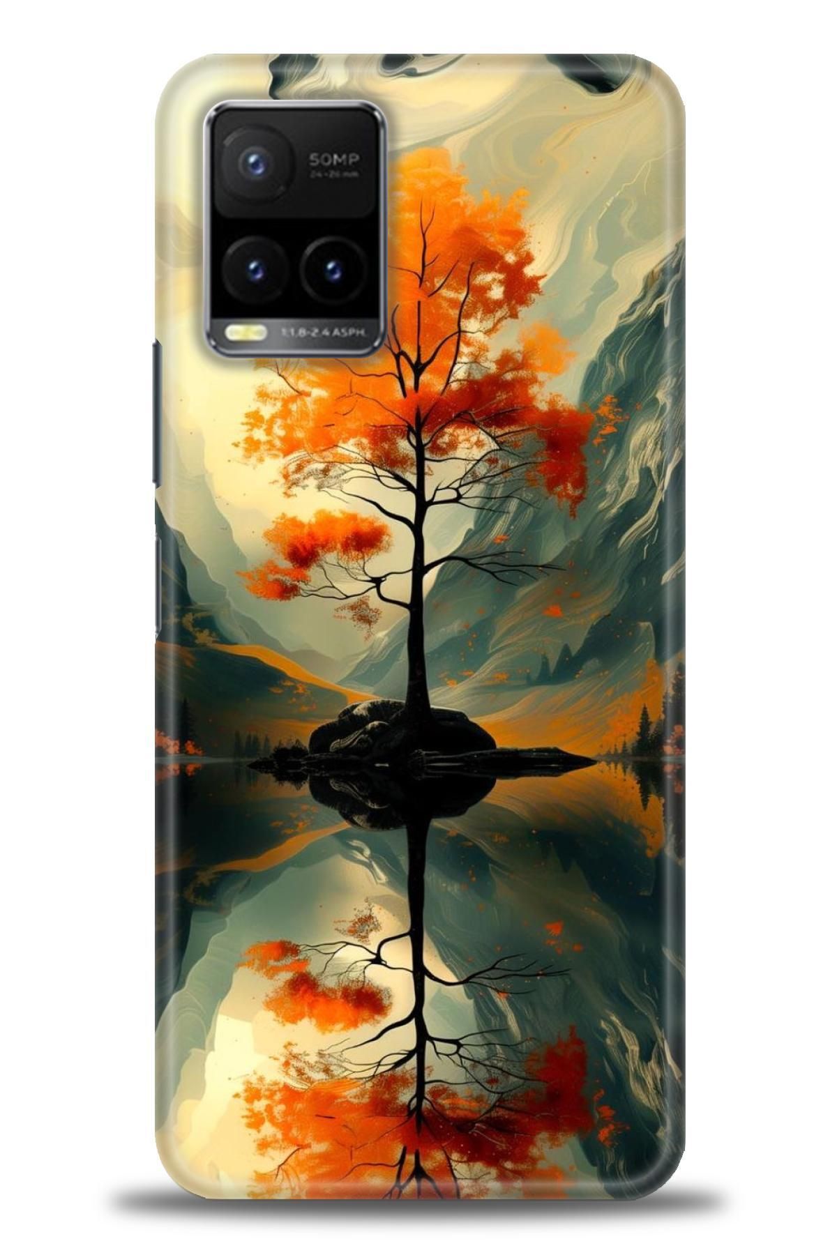 CooperTech Vivo Y21S / Y21 İle Uyumlu HD Baskılı Silikon Kılıf - ÖzelSeriVivo - 2736