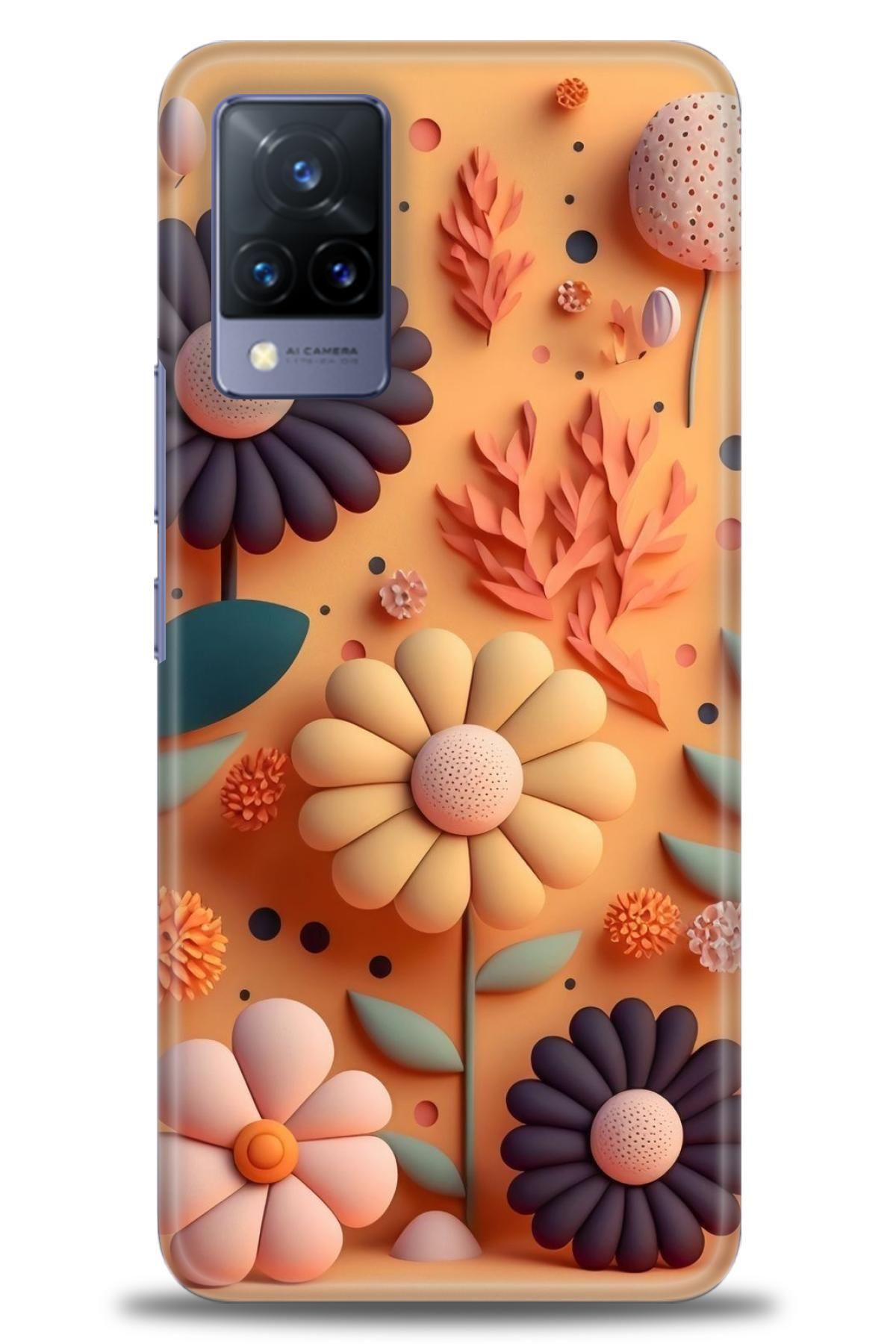 CooperTech Vivo V21 / V21E İle Uyumlu HD Baskılı Silikon Kılıf / Y V ÖzelSeri Vivo - 2254